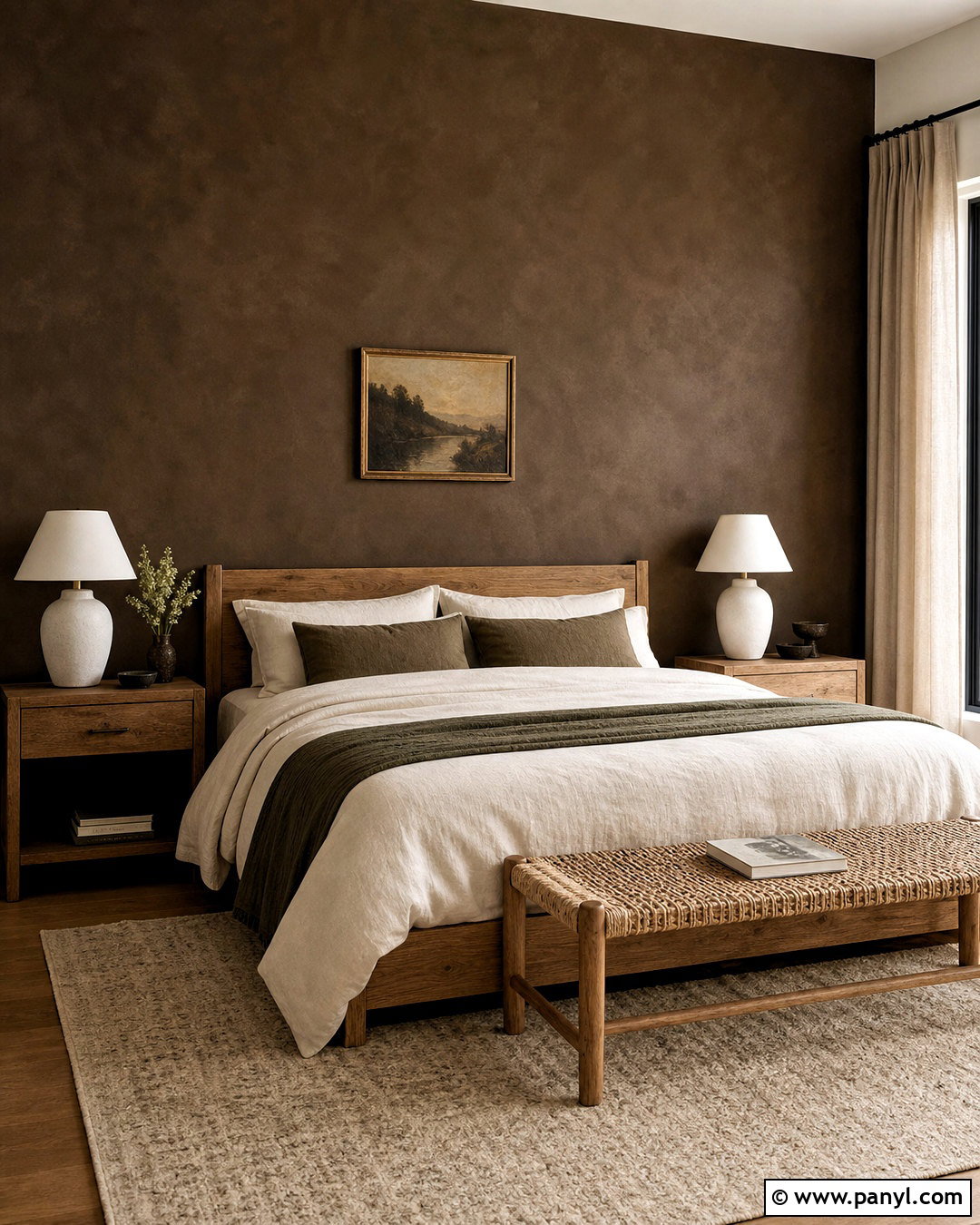 Dark Brown Limewash Bedroom Walls - 20 dark brown bedroom walls