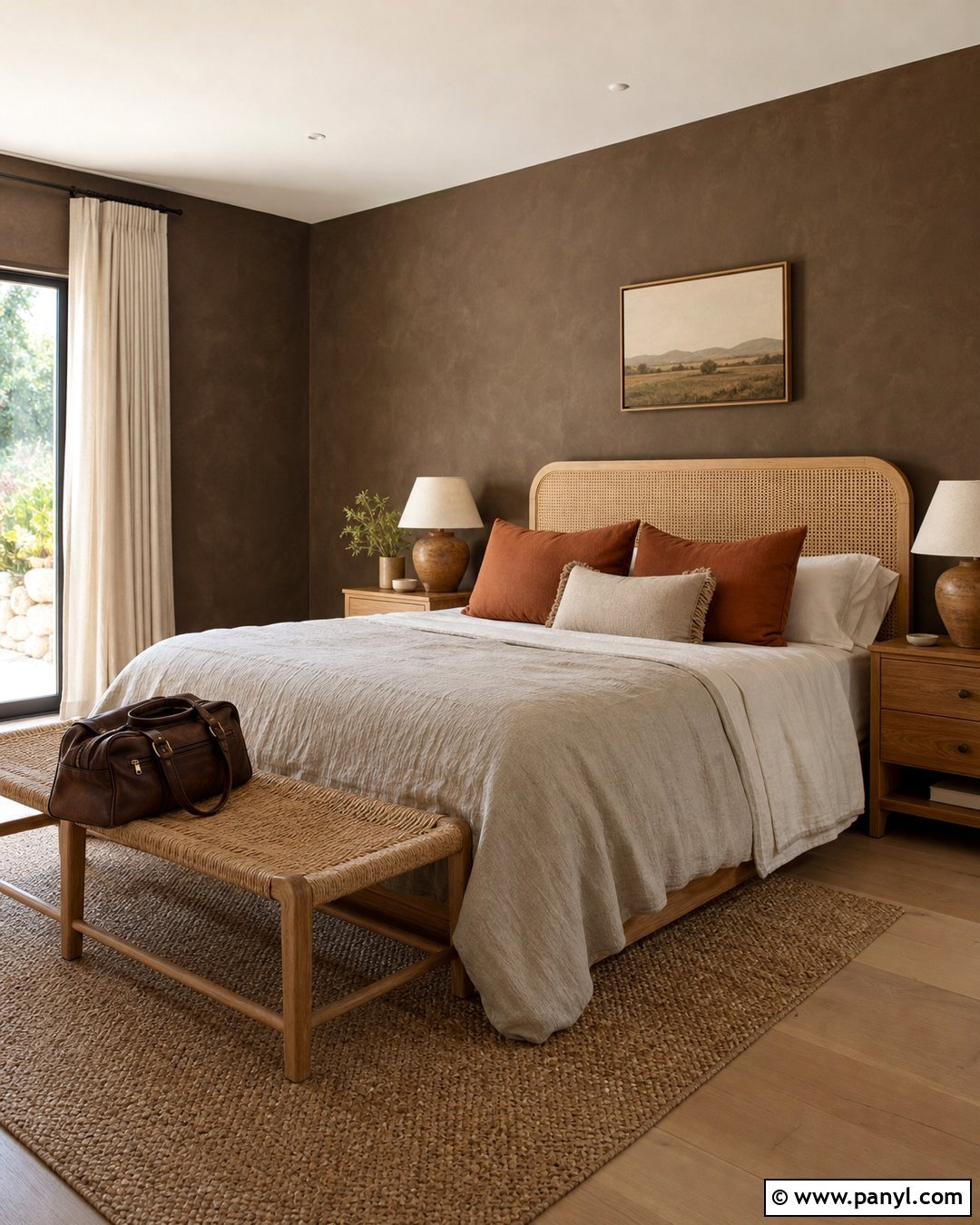 Dark Brown Limewash Guest Bedroom - 25 Dark Brown Limewash Walls
