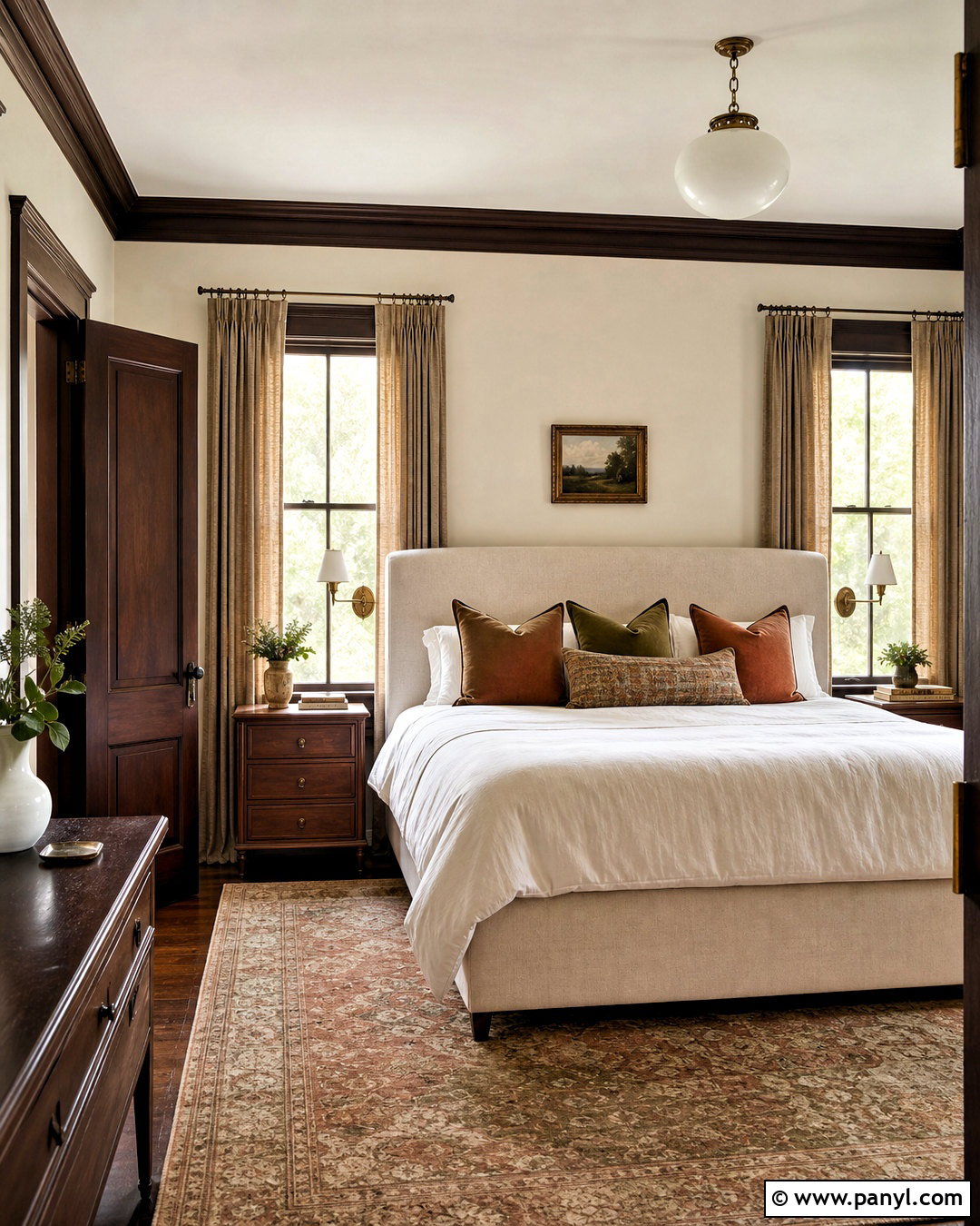 Dark Brown Trim With Cream Walls - 20 dark brown trim interior ideas
