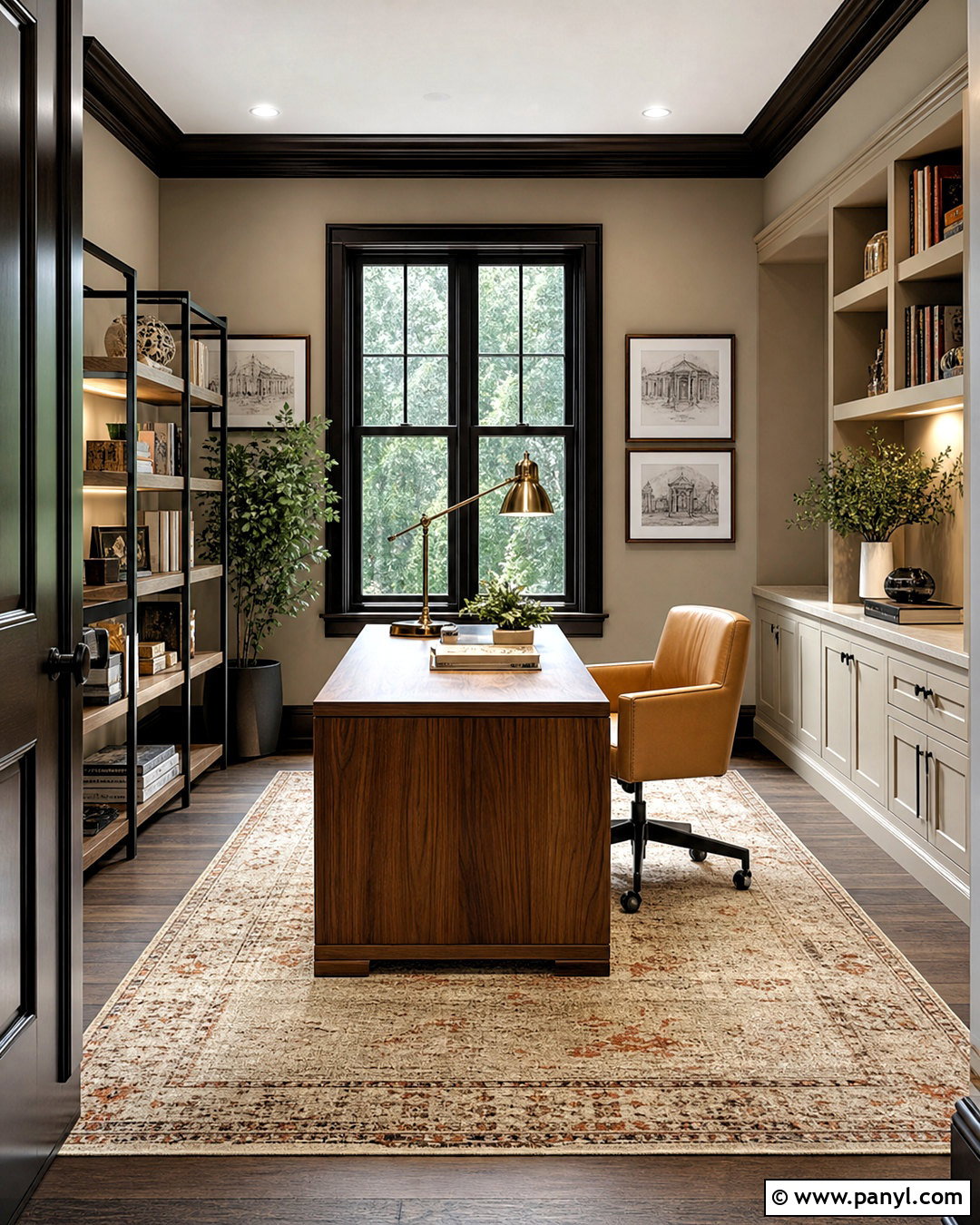 Dark Brown Trim With Taupe Walls - 20 dark brown trim interior ideas
