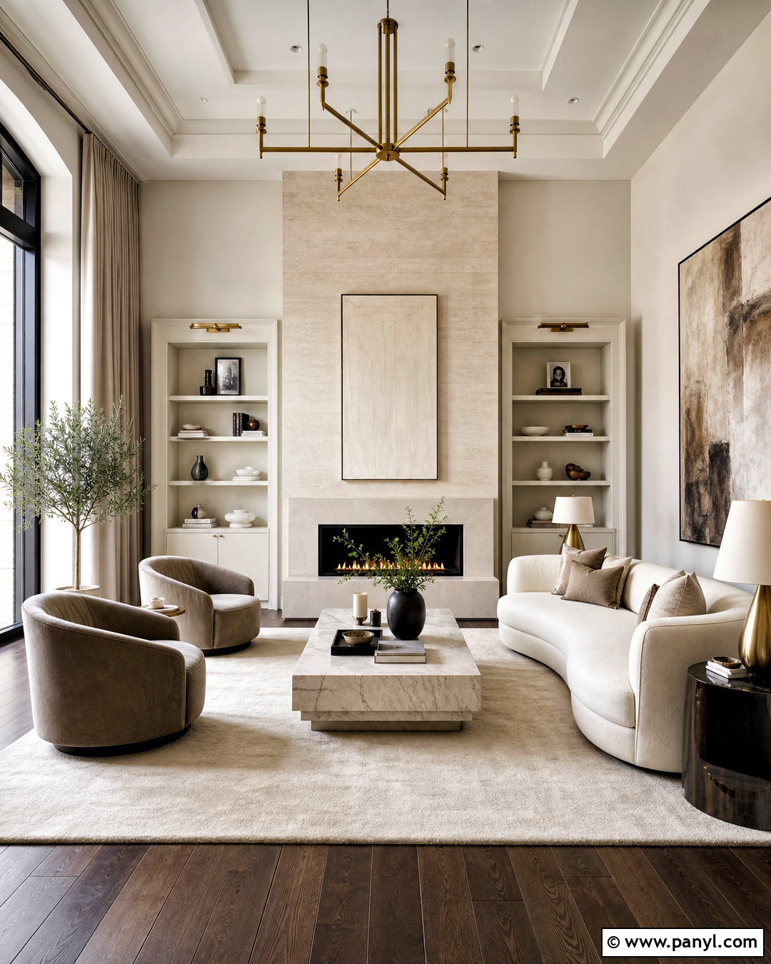 Dark Brown Wood Floors Luxury Neutral Living Room - 20 dark brown wood floors living rooms