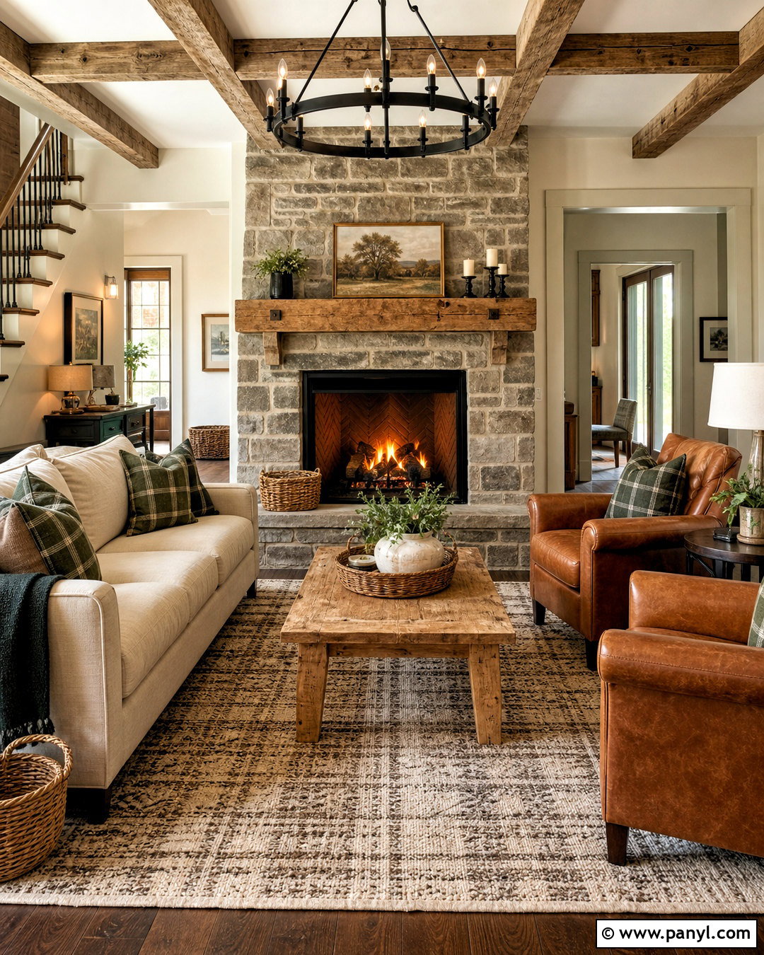 Dark Brown Wood Floors Rustic Living Room - 20 dark brown wood floors living rooms