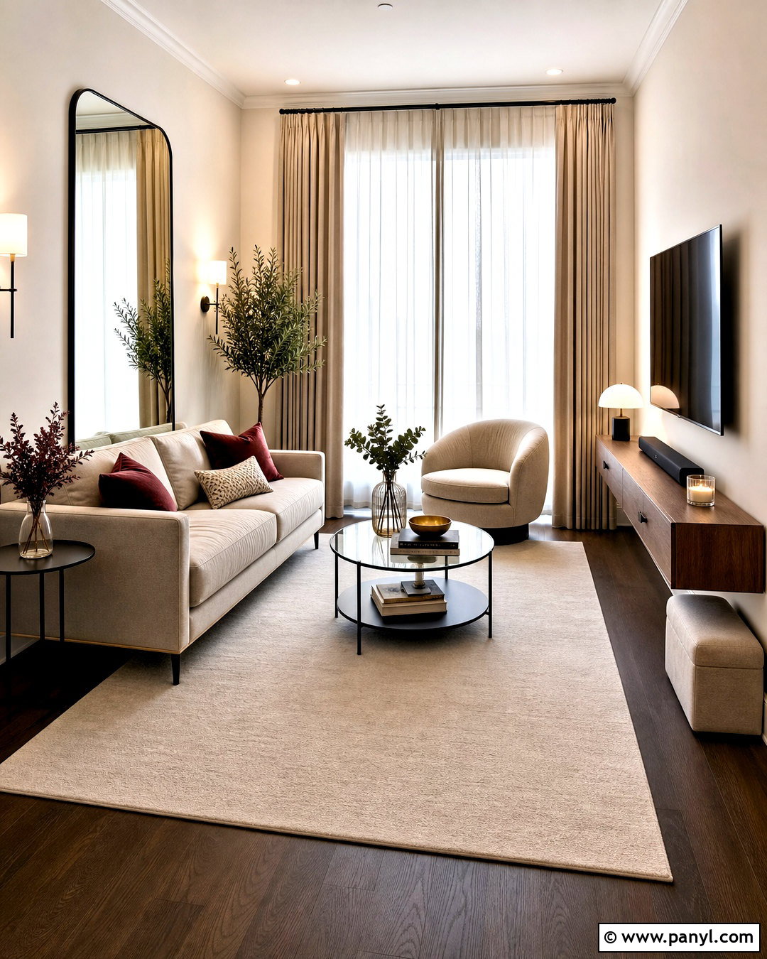 Dark Brown Wood Floors Small Living Room - 20 dark brown wood floors living rooms