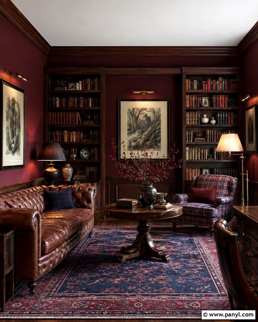 Dark Burgundy Wall Paint - 20 Witchy Wall Paint Colors