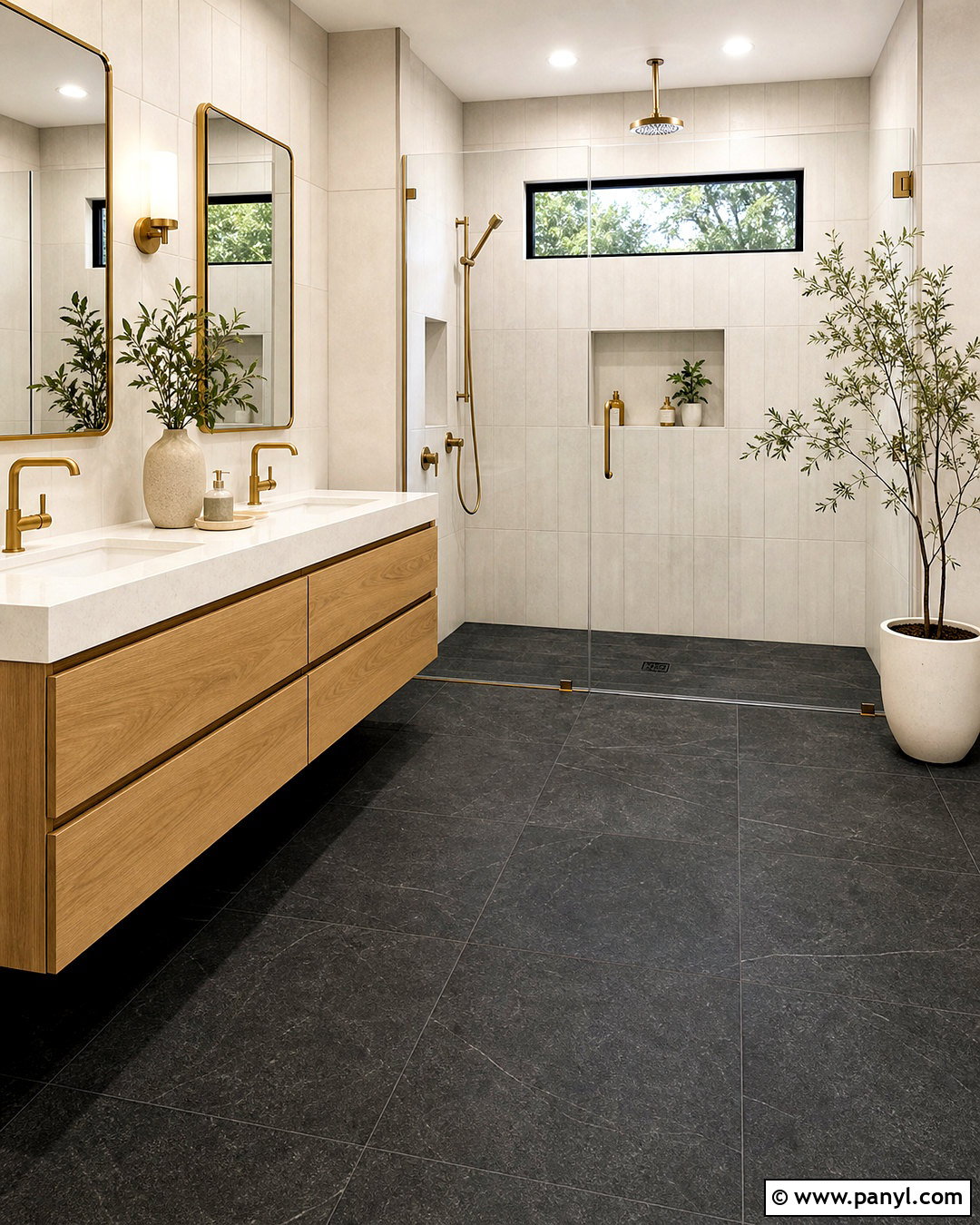 Dark Charcoal Floor Tile - 20 floor tile design modern ideas