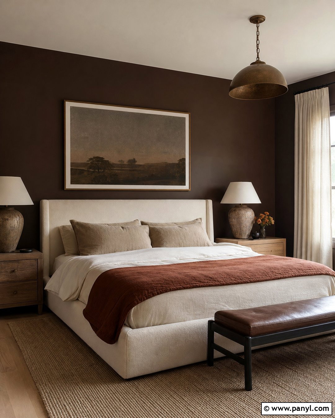 Dark Chocolate Bedroom Walls - 30 dark wall paint ideas