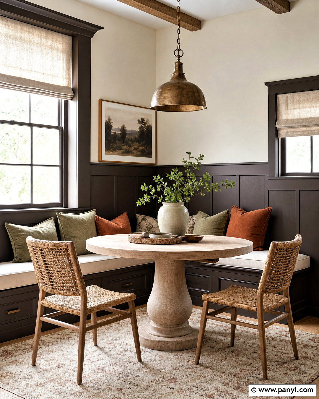 Dark Clove Breakfast Nook - 20 dark clove sherwin williams ideas