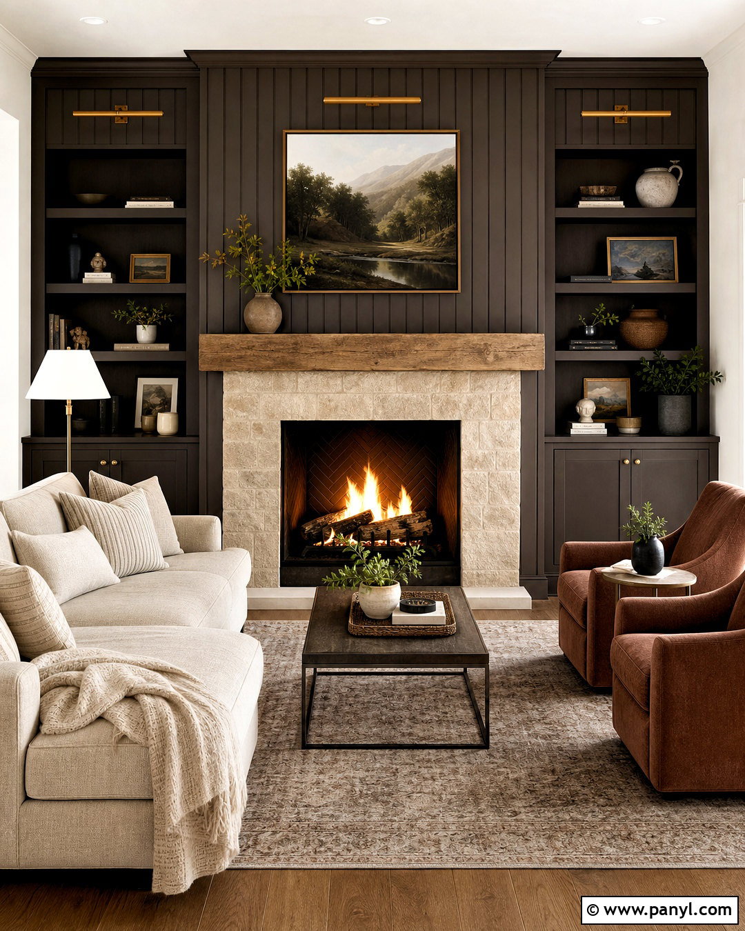 Dark Clove Fireplace Wall - 20 dark clove sherwin williams ideas