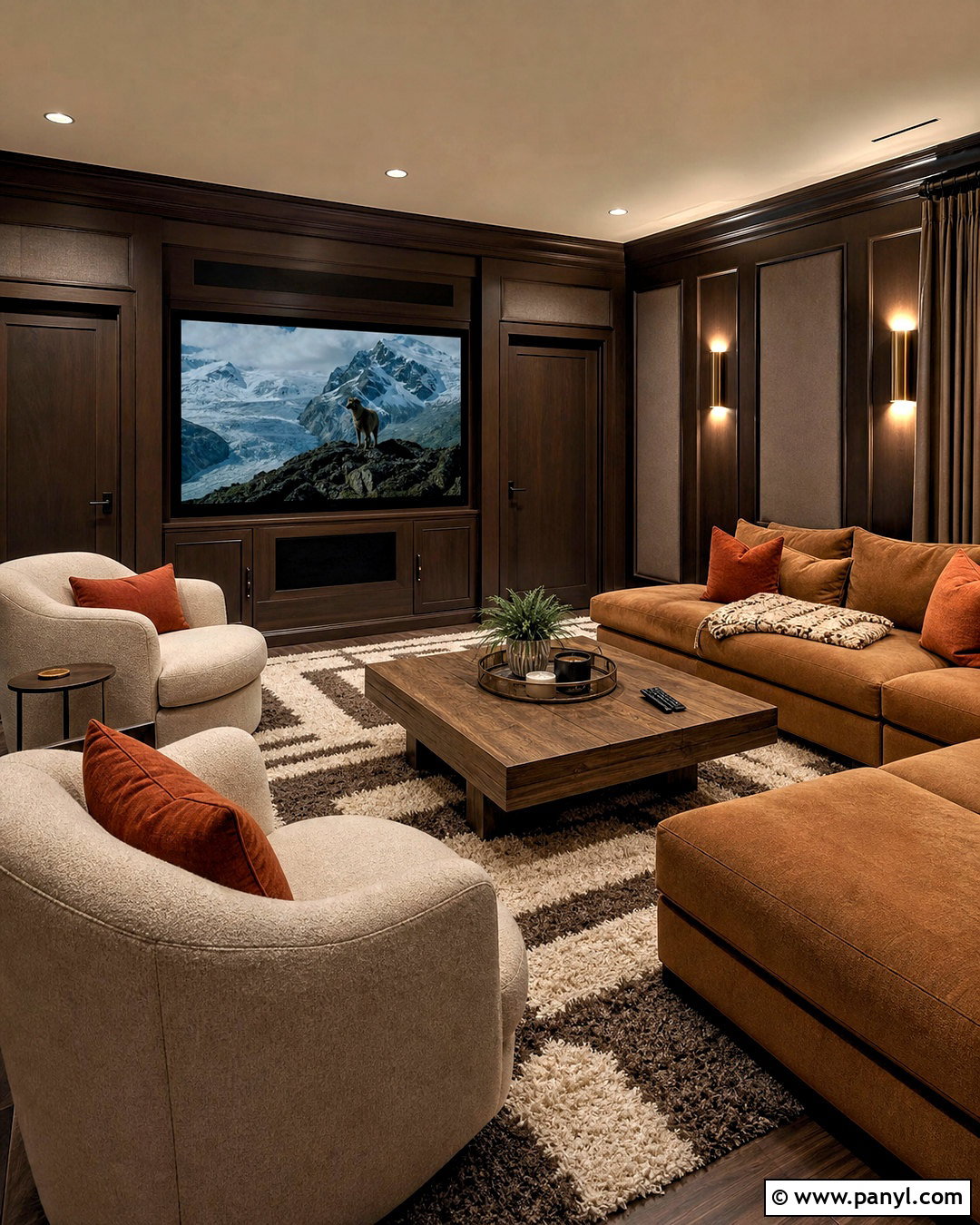 Dark Clove Media Room - 20 dark clove sherwin williams ideas