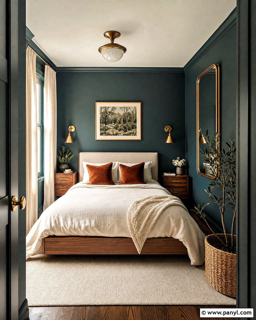 Dark Color Small Bedroom - 20 small bedroom ideas