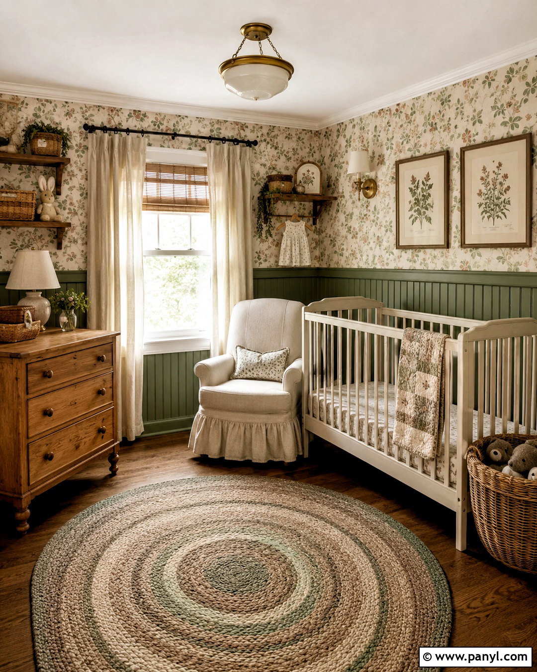 Dark Cottage Nursery - 20 dark nursery ideas