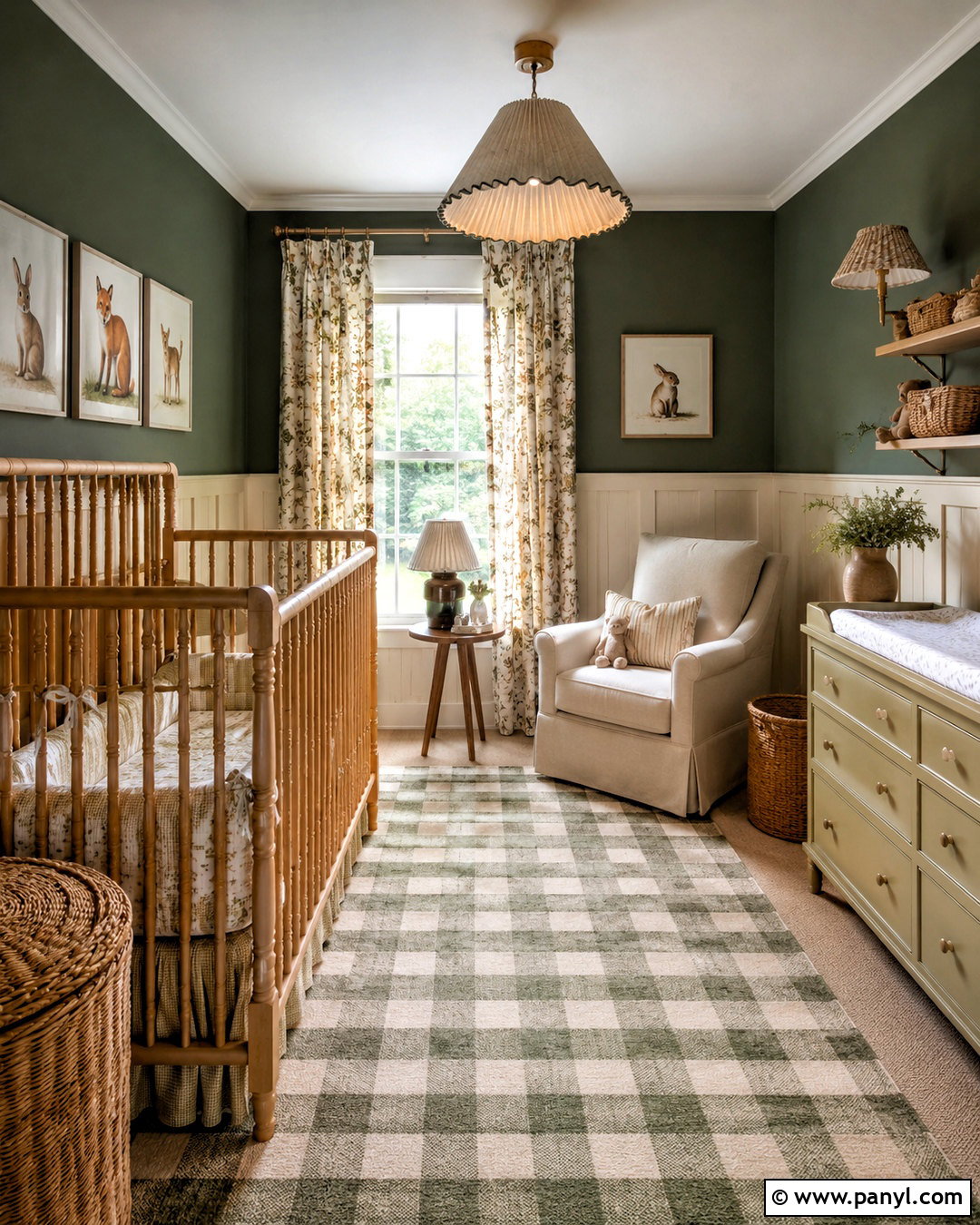 Dark Cottage Nursery - 20 dark baby nursery ideas
