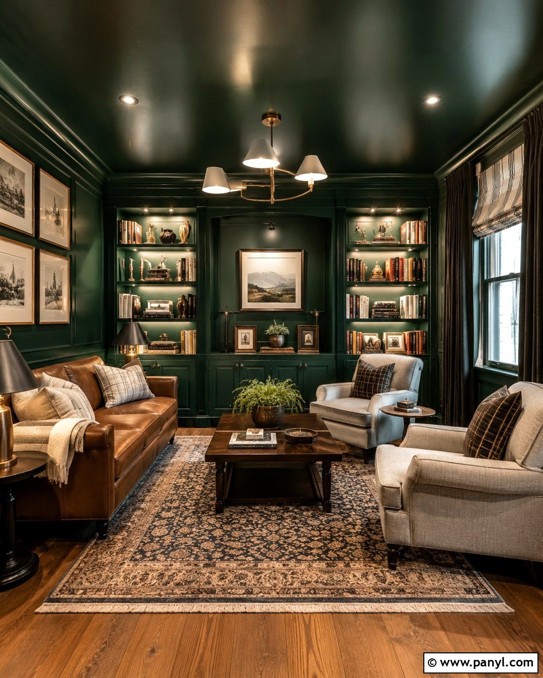 Dark Emerald Green Walls And Ceiling - 20 Dark Emerald Green Walls