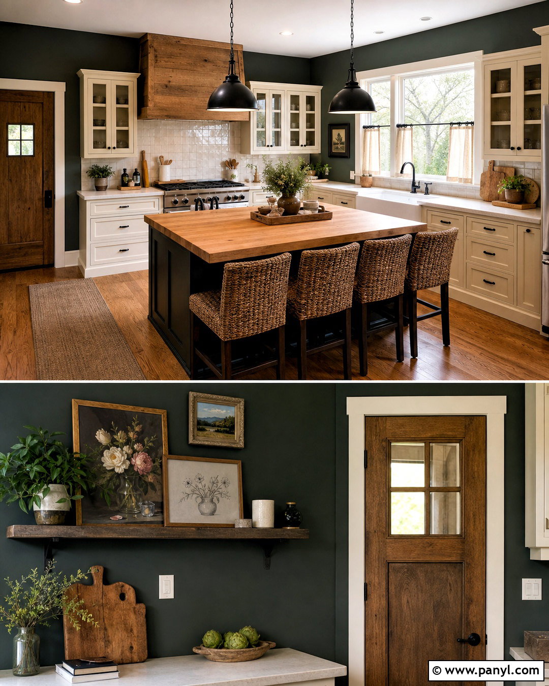 Dark Farmhouse Kitchen Walls - 20 dark kitchen walls