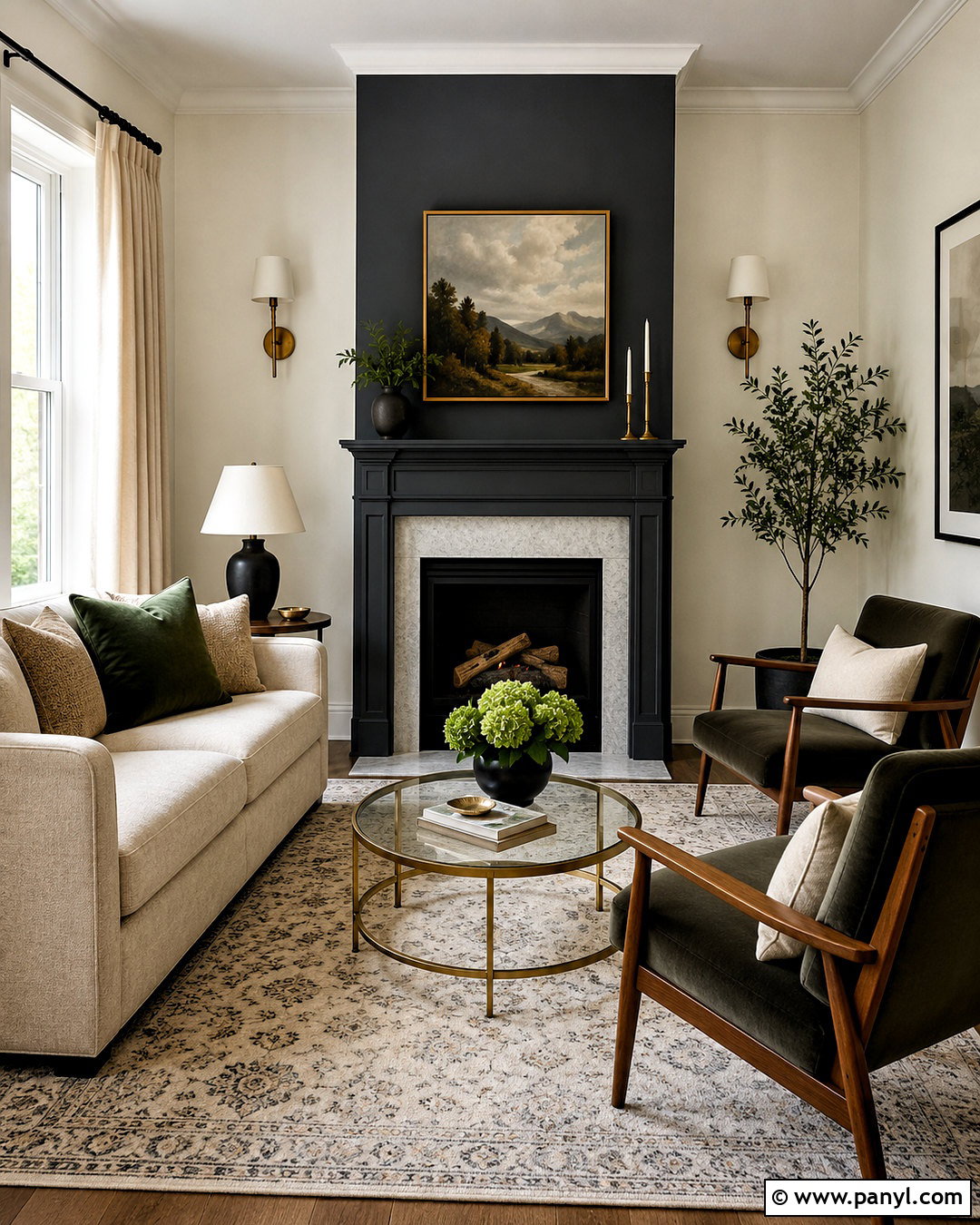 Dark Fireplace In A Small Living Room - 20 moody fireplace ideas