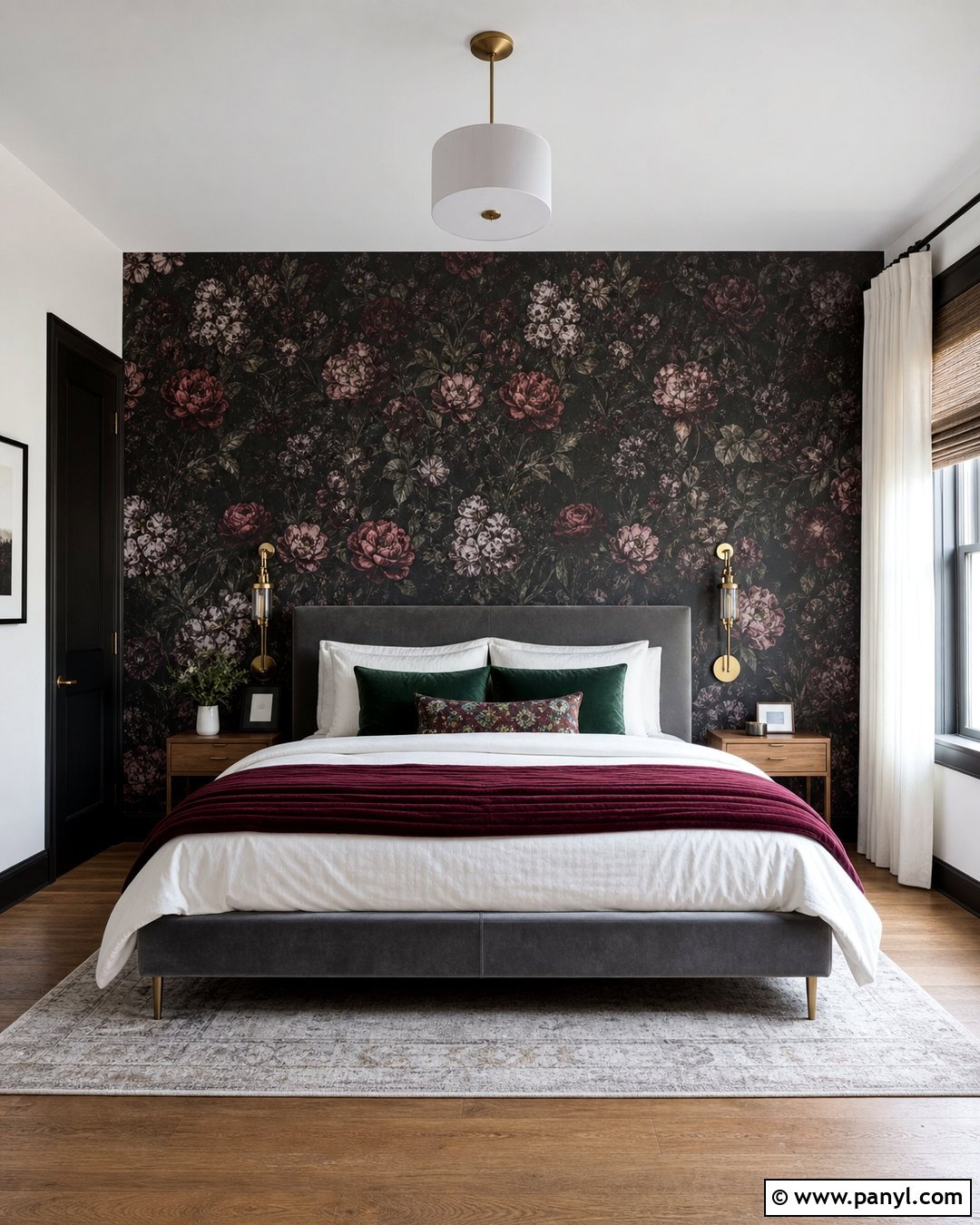 Dark Floral Wallpaper Bedroom - 35 2019 Aesthetic Wallpaper ideas