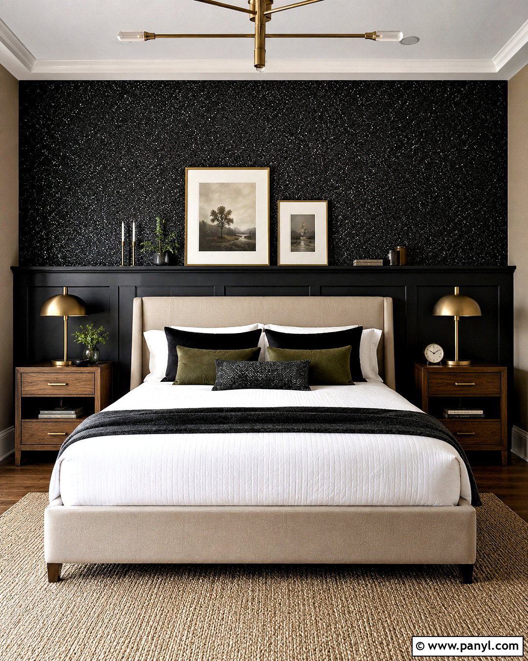 20 Dark Glitter Wallpaper Ideas for a Glamorous Home Update