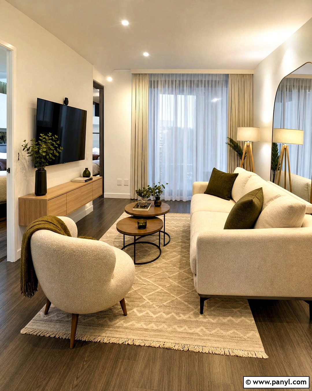 Dark Gray Floors With Small Living Room - 20 dark gray floors living room ideas