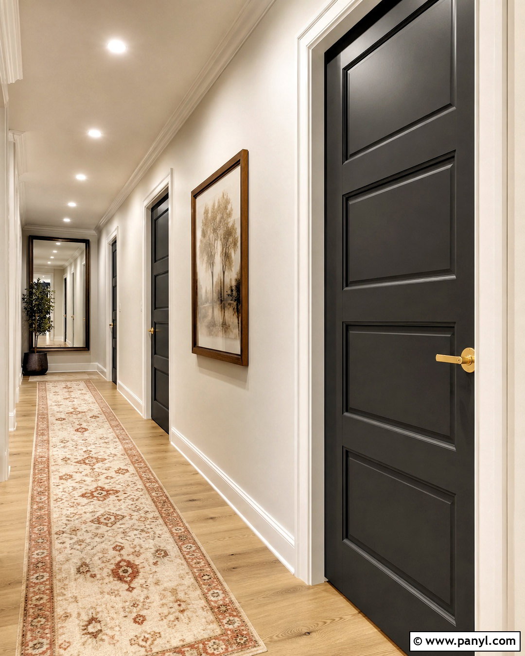 Dark Gray Hallway Doors - 20 dark gray doors interior ideas
