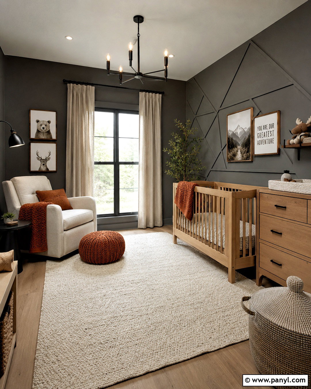Dark Gray Nursery - 20 dark nursery ideas
