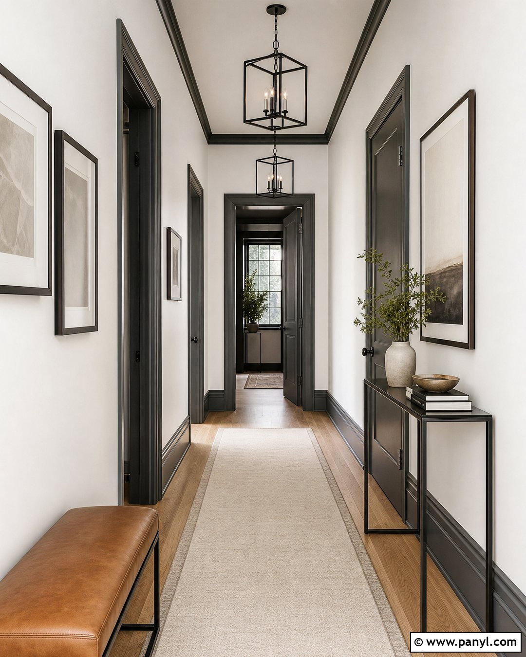 Dark Gray Painted Skirting Boards With White Walls - 30 painted skirting boards colour ideas