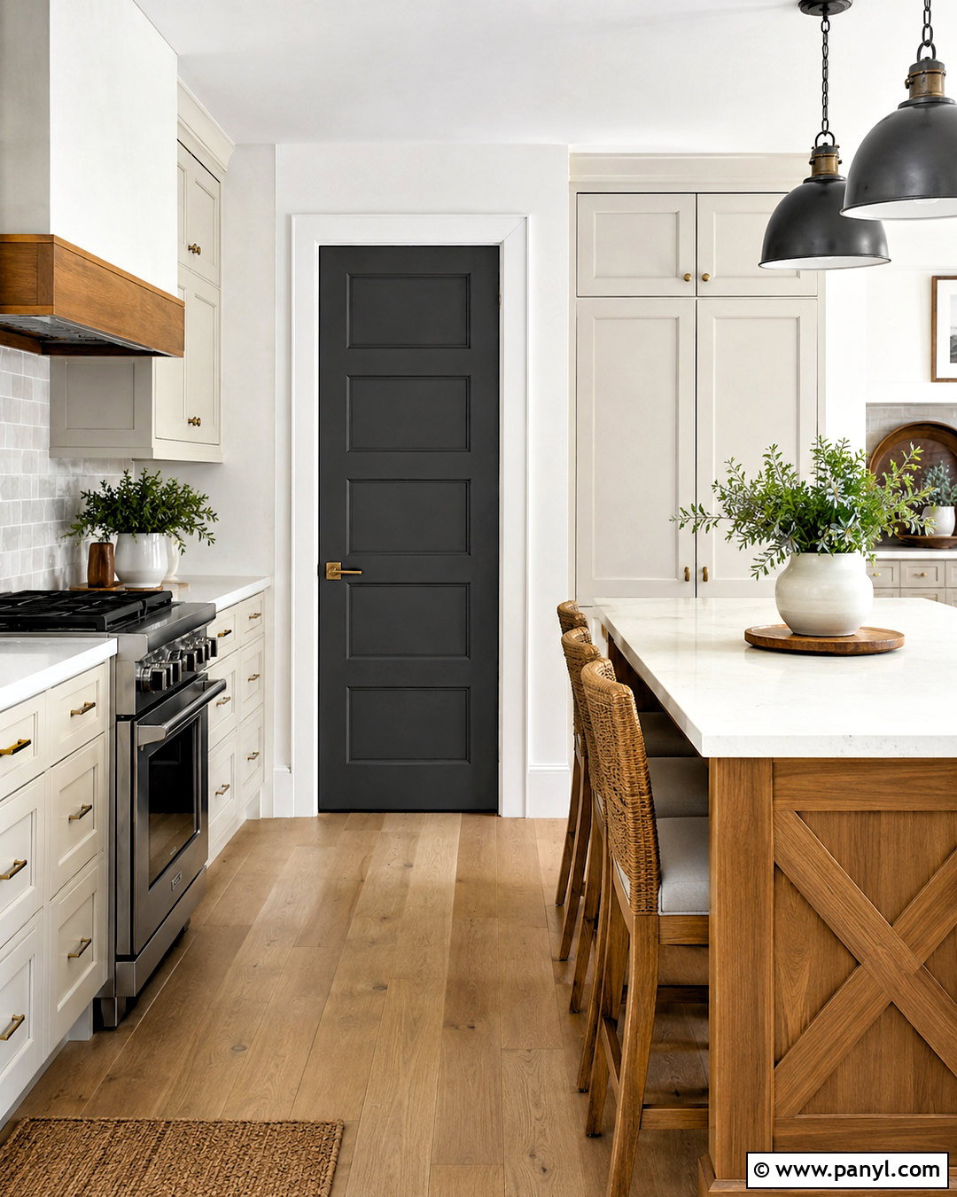 Dark Gray Pantry Door - 20 dark gray doors interior ideas
