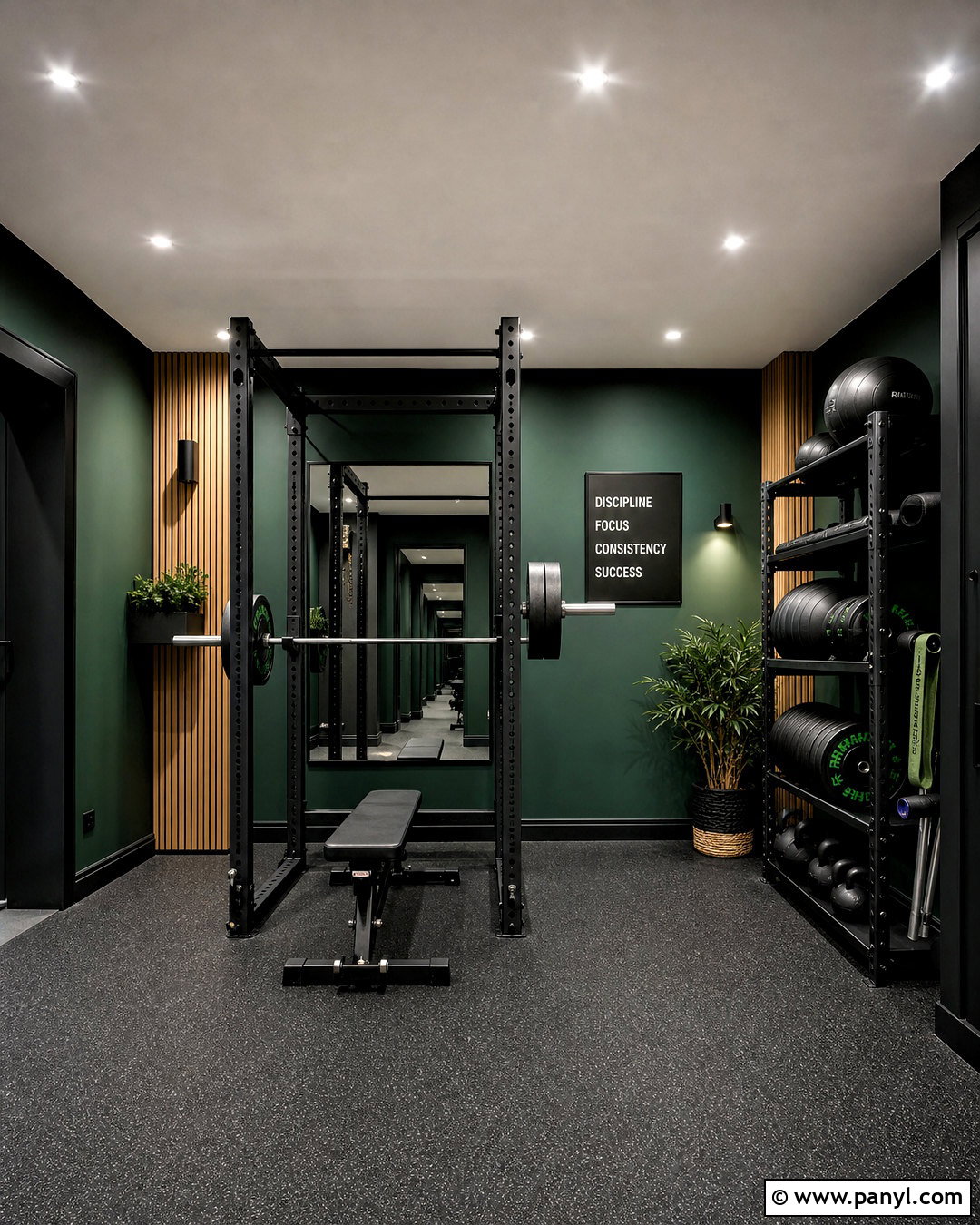 Dark Green And Black Gym Color Scheme - 20 gym color scheme ideas
