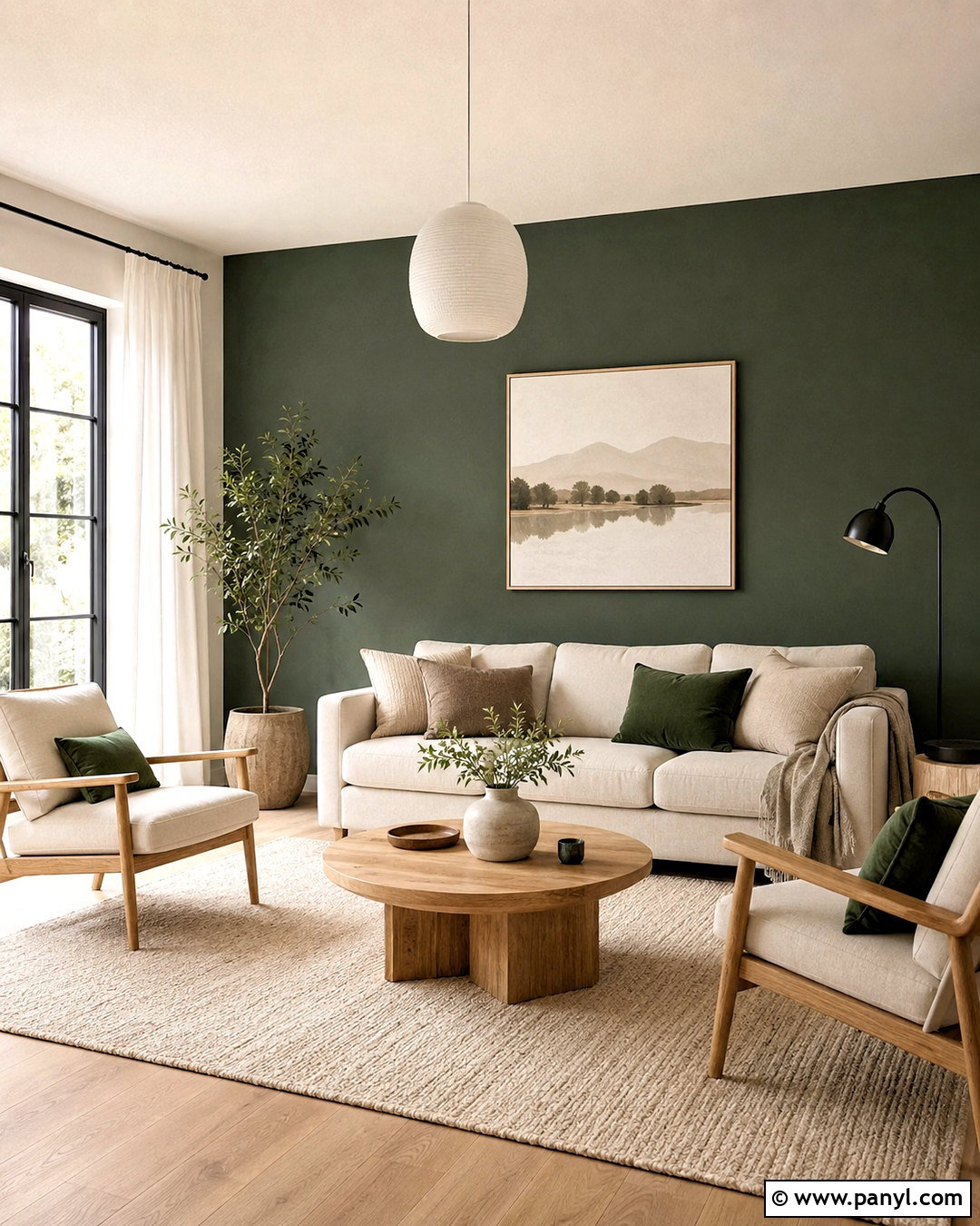 20 Dark Green Living Room Color Scheme Ideas That Feel Fresh
