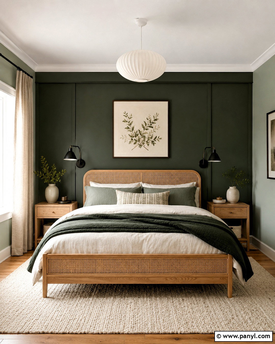 Dark Green And Sage Bedroom - 20 dark green color scheme ideas