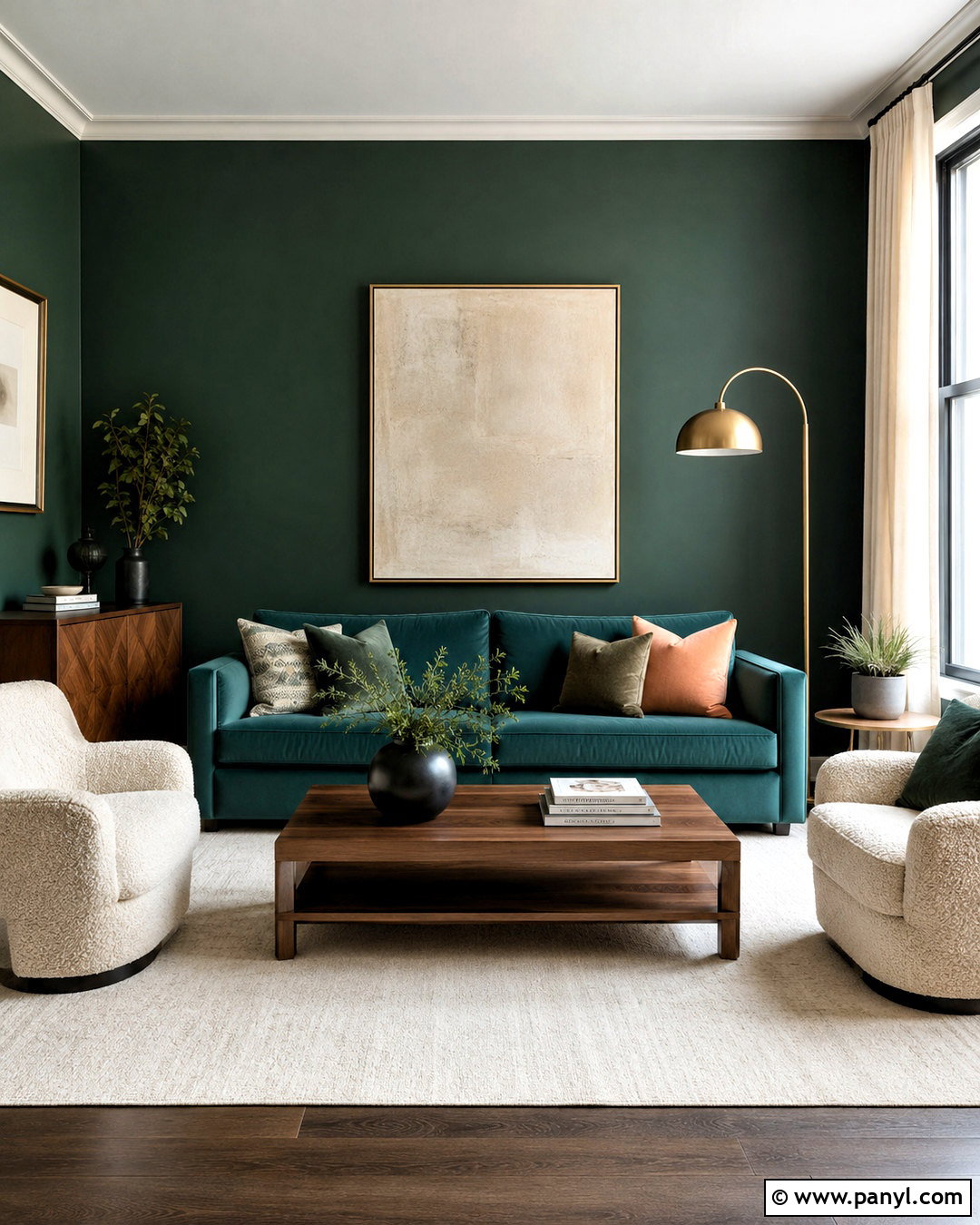 20 Dark Green Color Scheme Ideas for a Polished Modern Home
