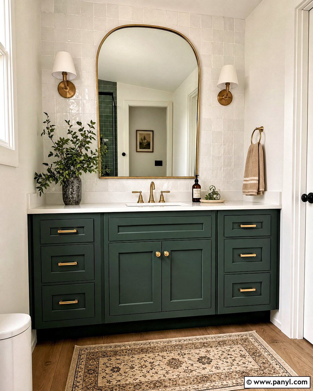 Dark Green Bathroom Cabinet Makeover - 20 bathroom cabinet makeover ideas
