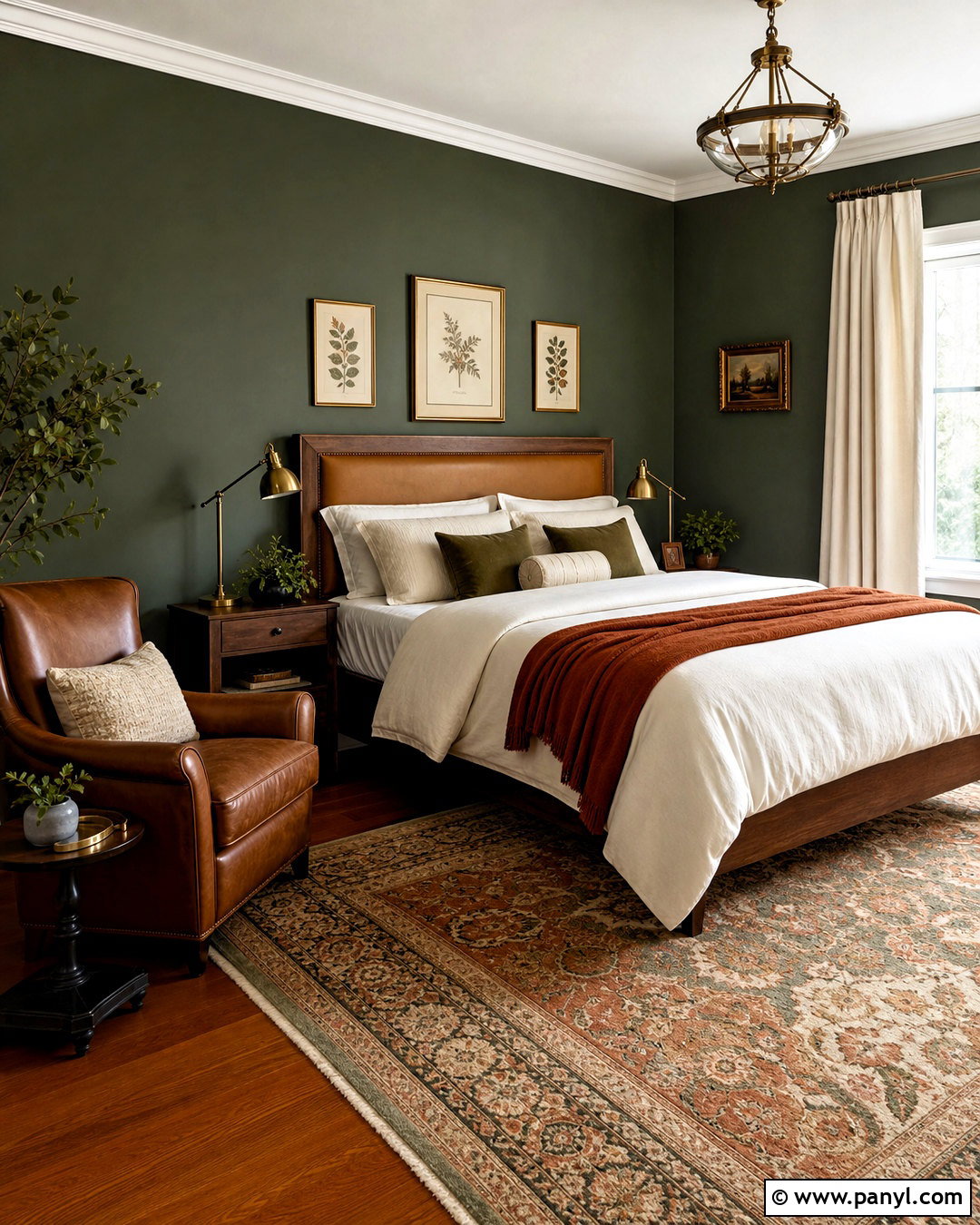 Dark Green Bedroom - 20 bedroom ideas