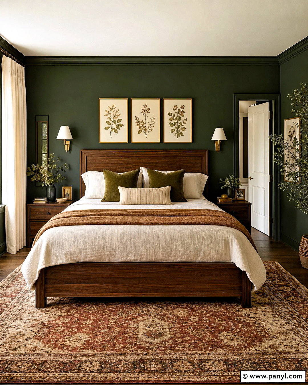 Dark Green Bedroom Paint - 20 room painting ideas bedroom ideas