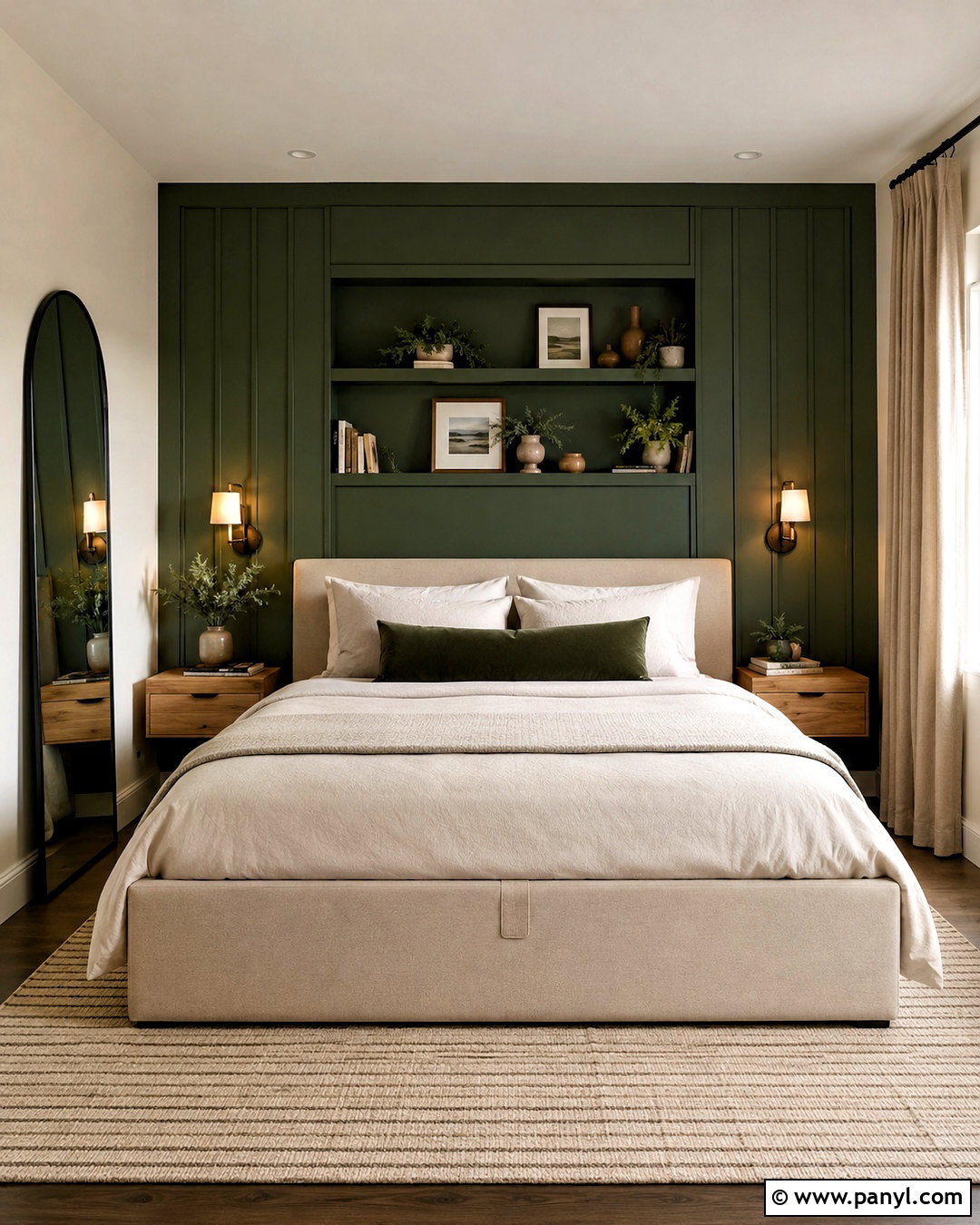 Dark Green Bedroom With Canopy Bed - 20 dark green bedroom aesthetic ideas