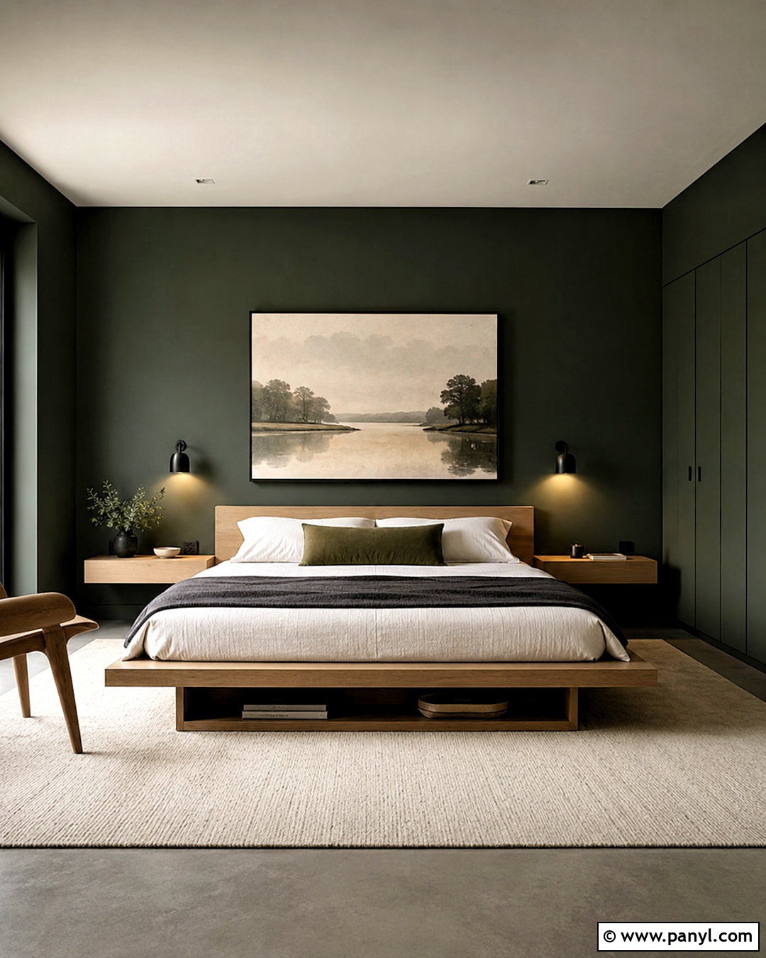 Dark Green Cottage Bedroom - 20 dark green bedroom aesthetic ideas