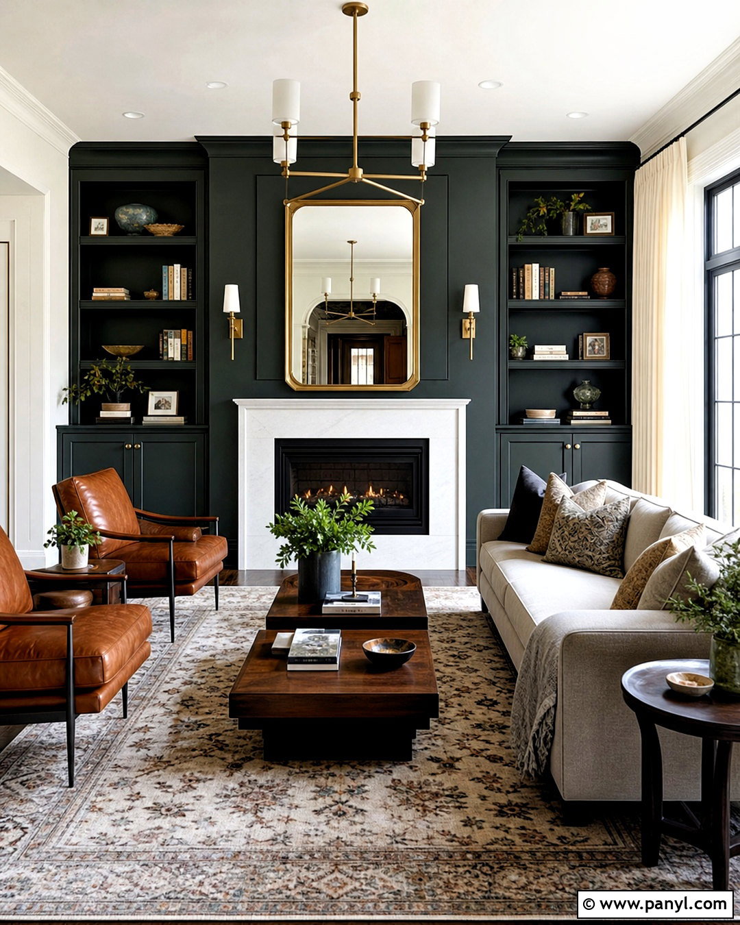 Dark Green Fireplace Wall - 20 green fireplace wall ideas
