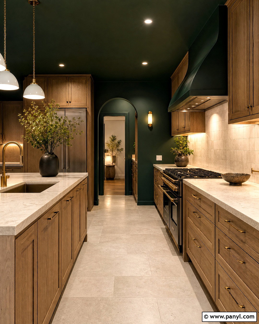 Dark Green Kitchen Walls And Ceiling - 20 green paint kitchen walls
