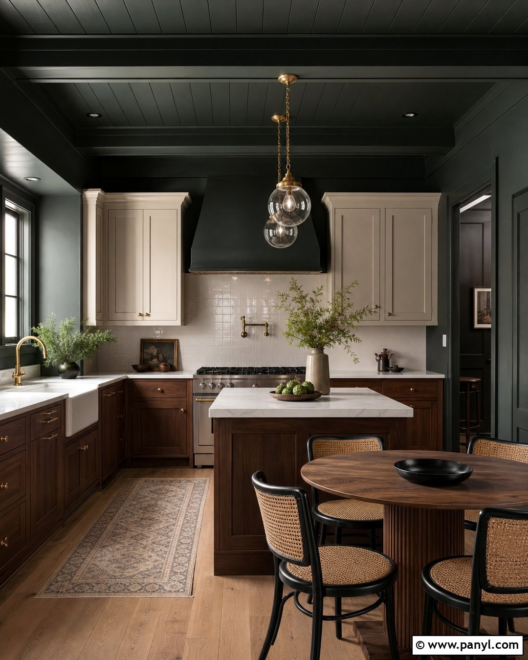 Dark Green Kitchen Walls And Ceiling - 30 green walls and ceiling ideas