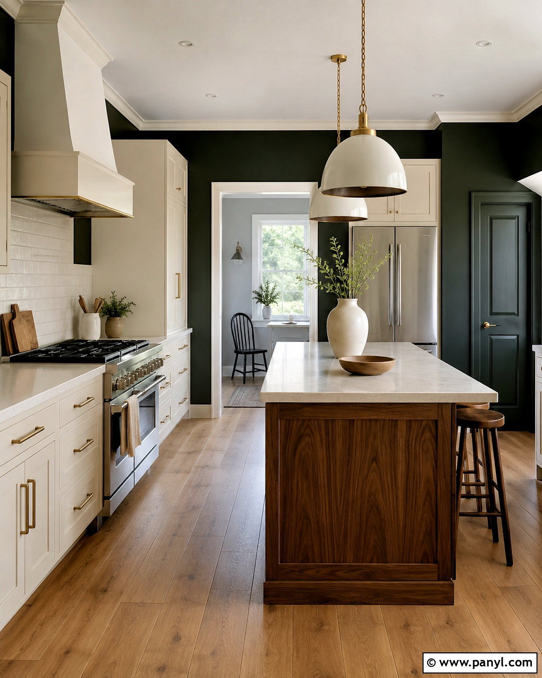 Dark Green Kitchen Walls - 40 green wall room ideas
