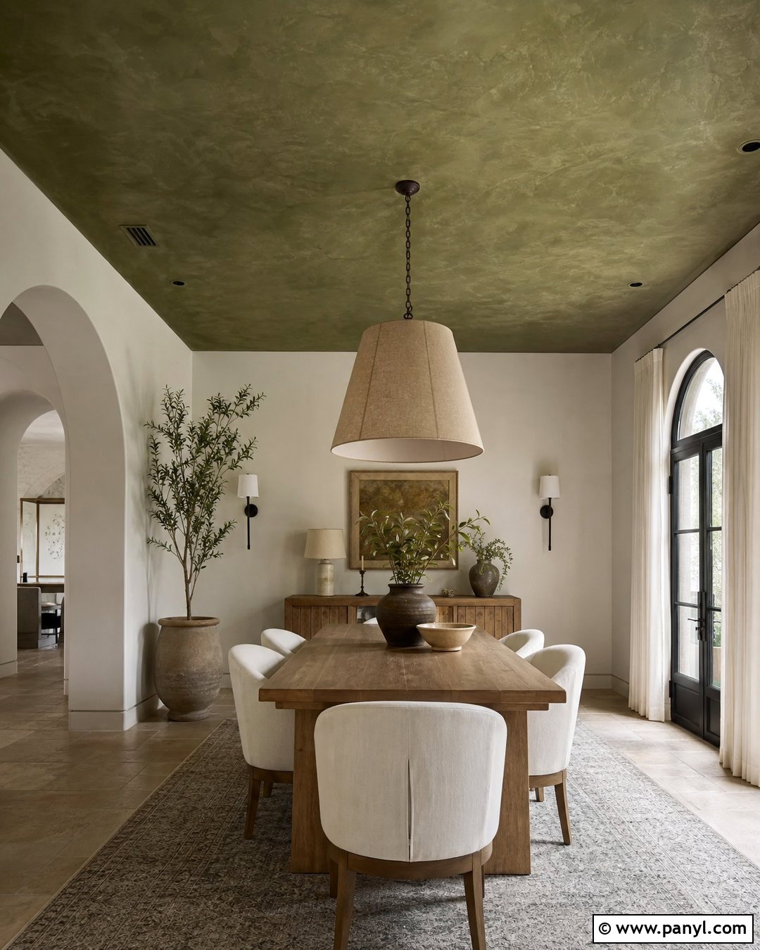 Dark Green Limewash Ceiling - 25 Limewash Dark Green Ideas