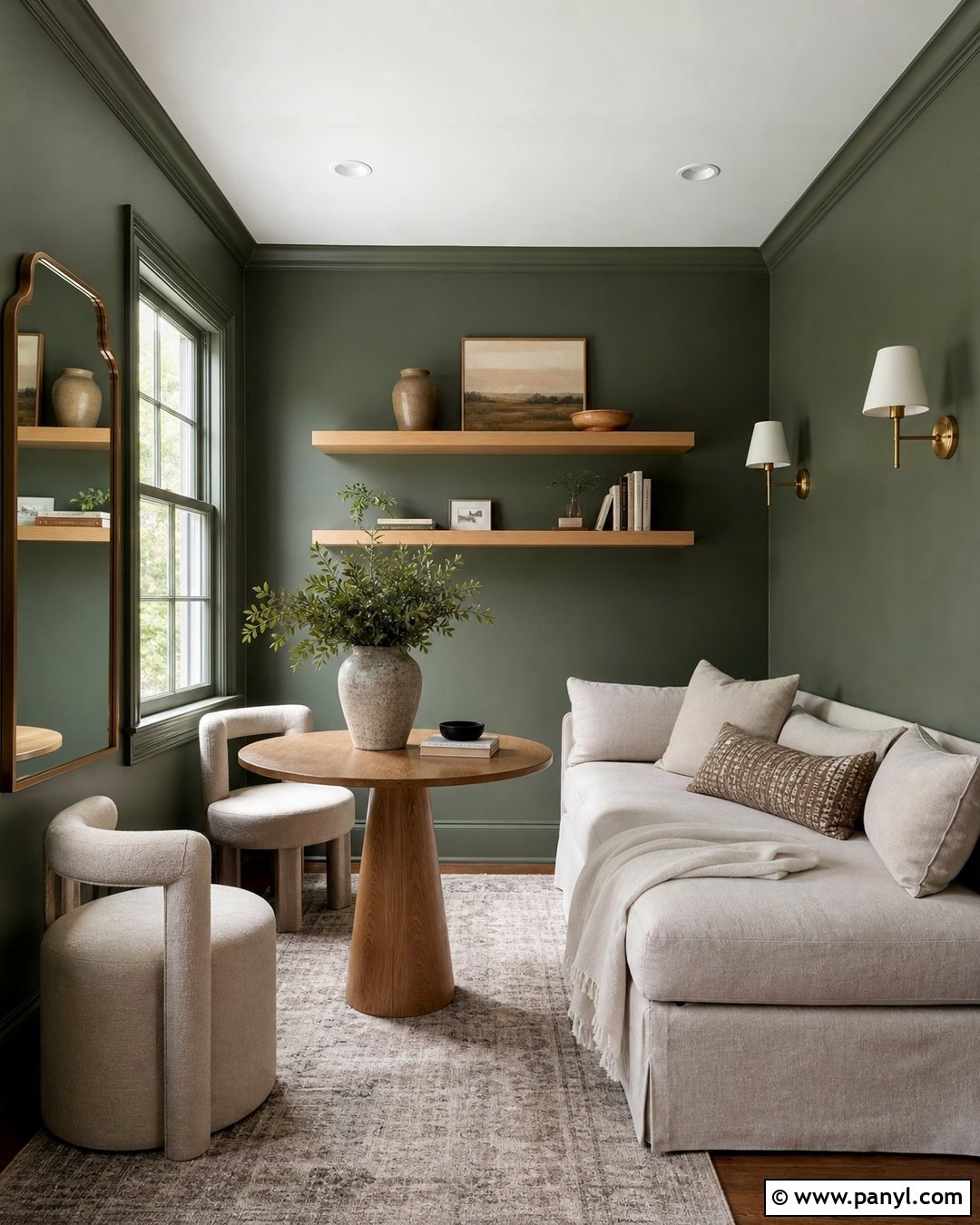 Dark Green Limewash Small Room - 25 Limewash Dark Green Ideas