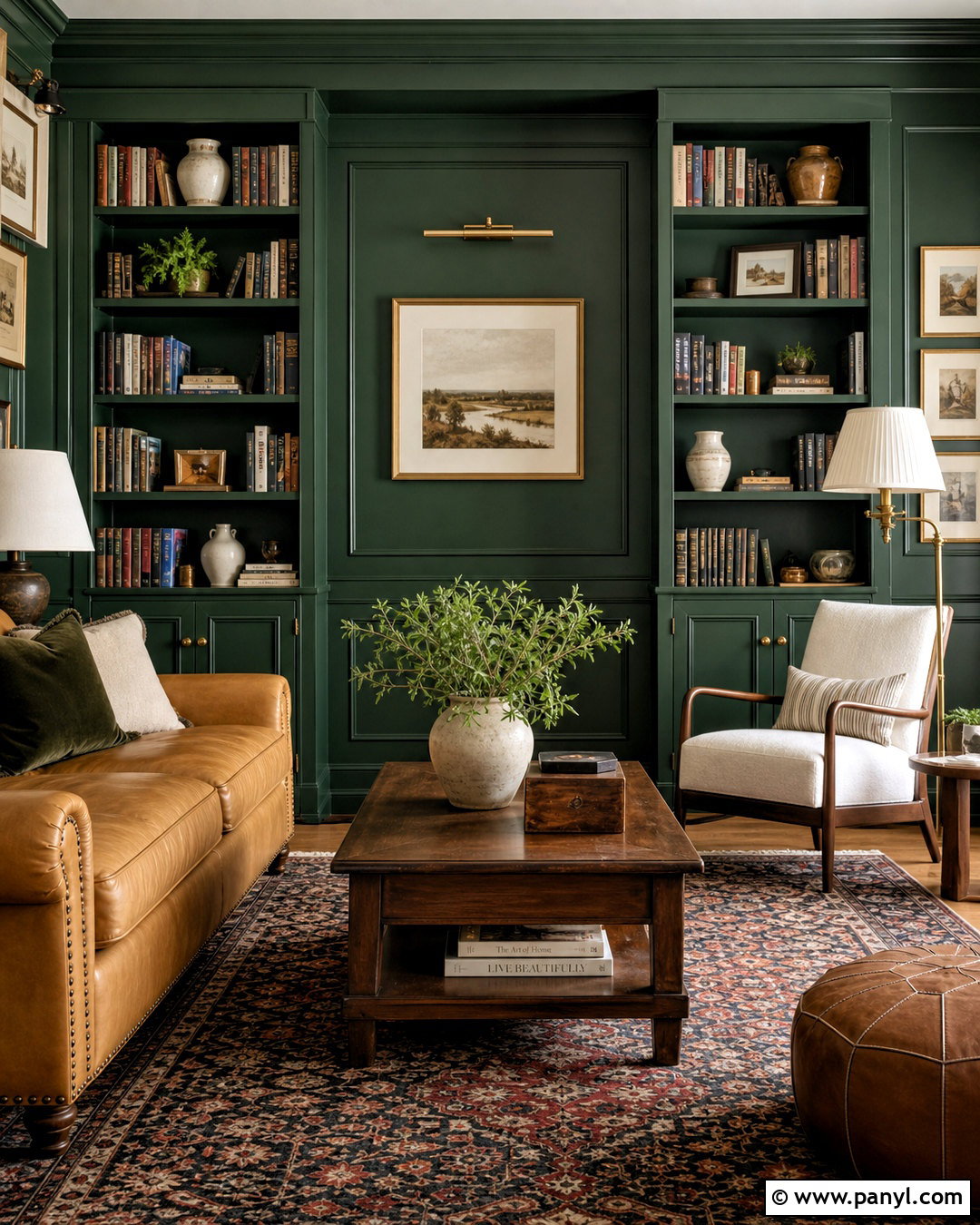 Dark Green Living Room Walls - 20 green living room walls