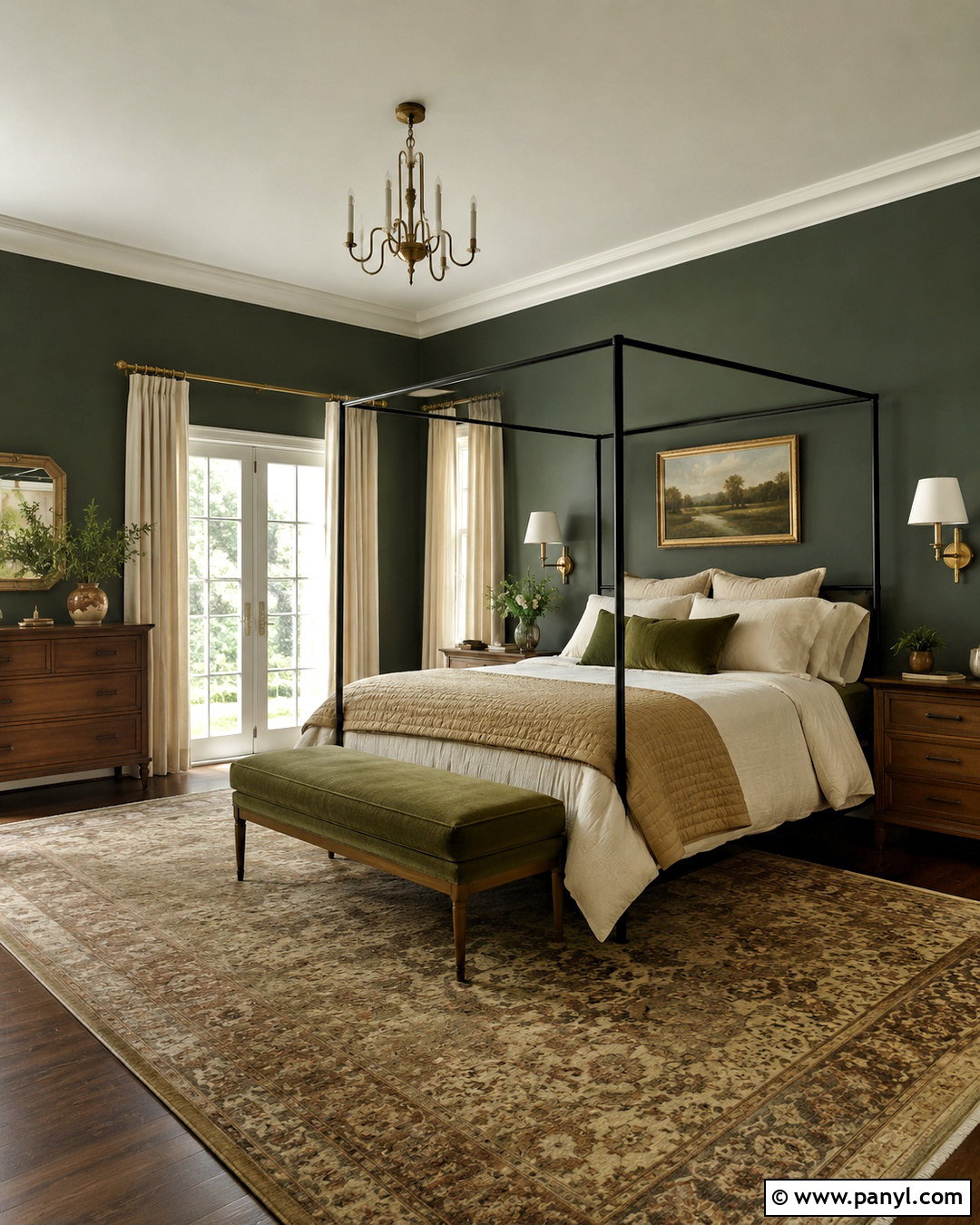 Dark Green Minimalist Bedroom - 20 dark green bedroom aesthetic ideas