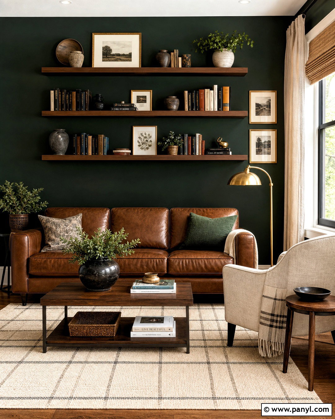Dark Green Statement Wall - 20 statement walls