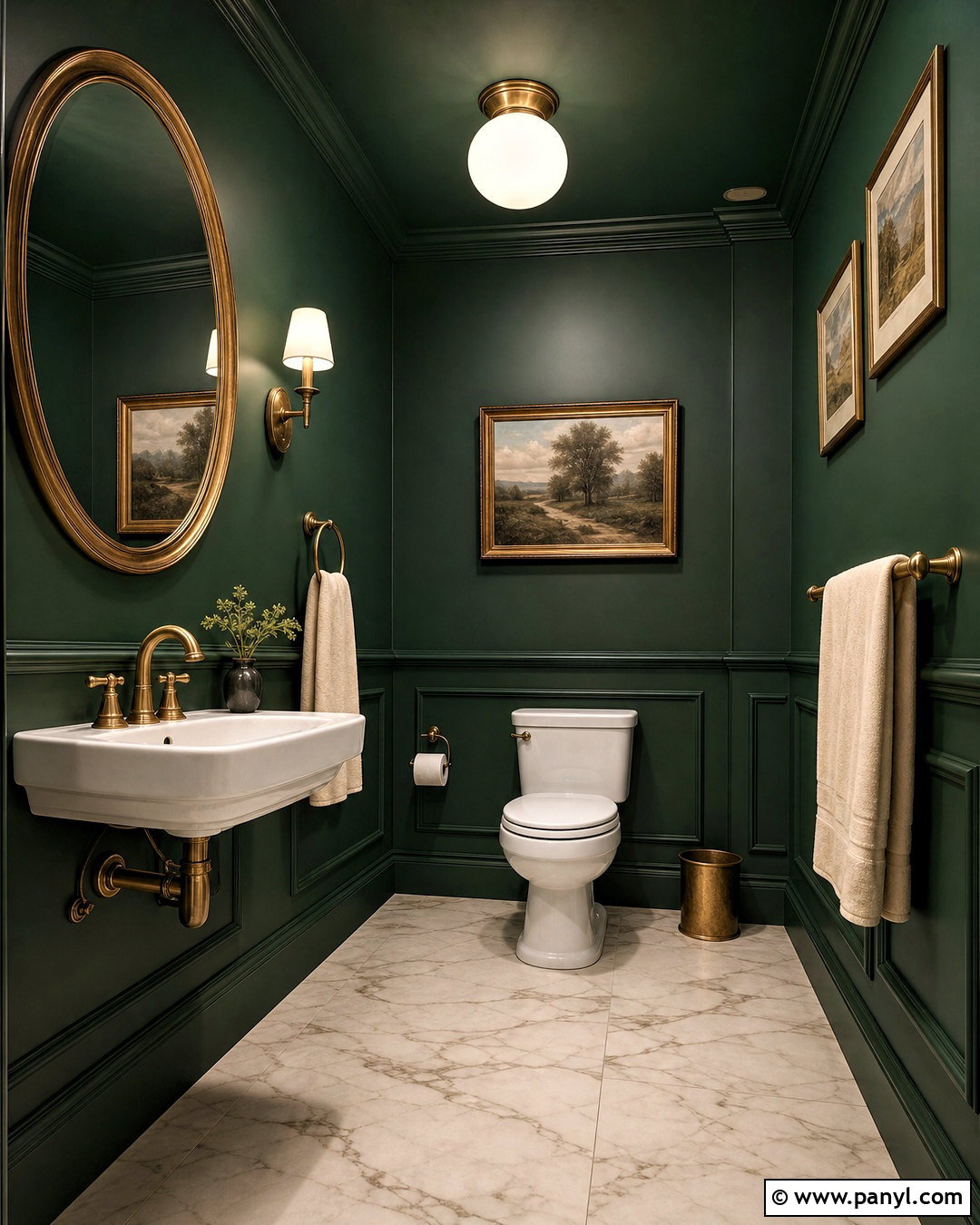 Dark Green Toilet Paint - 20 toilet paint ideas