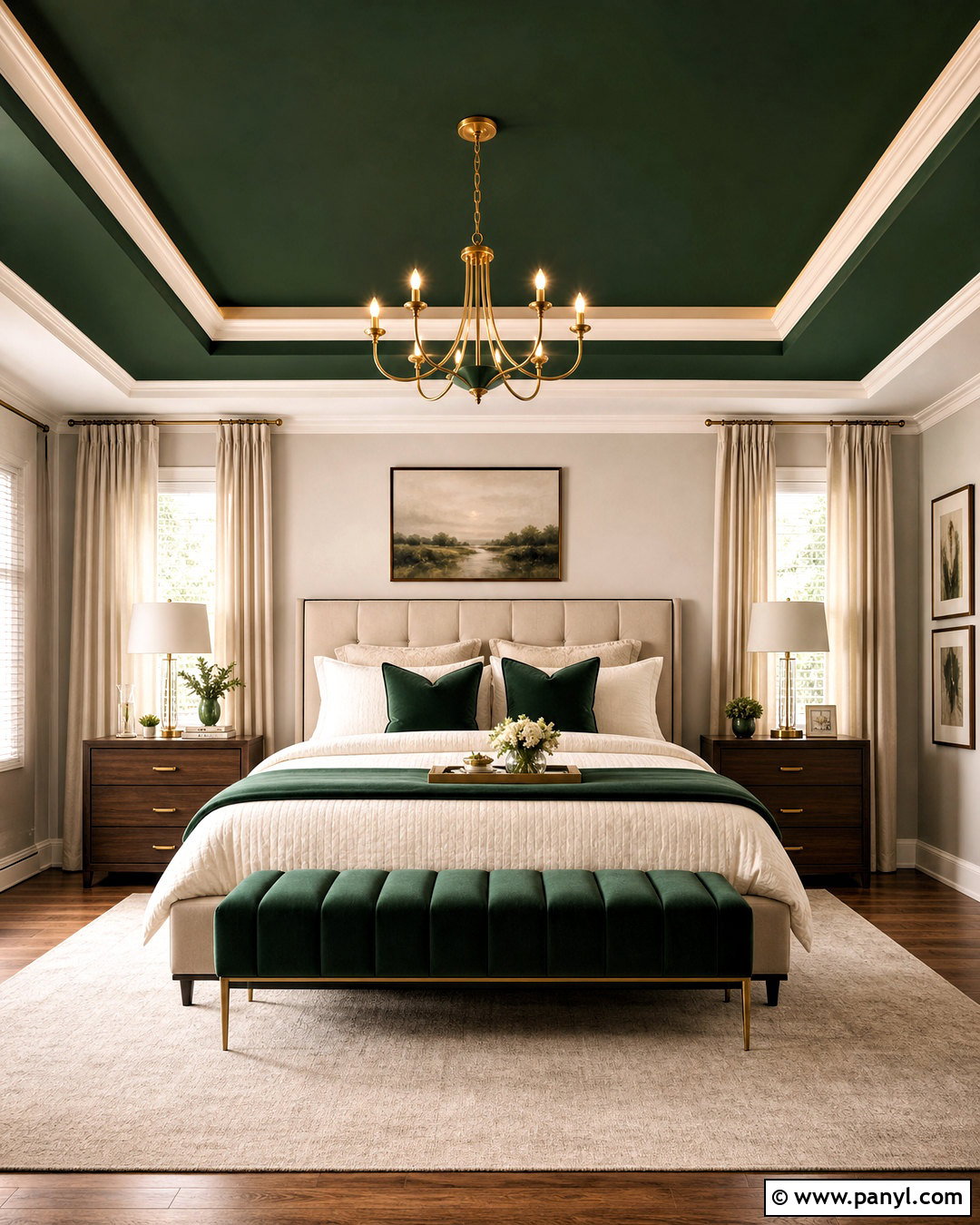 20 Dark Green Ceiling Ideas for a Bold, Designer-Led Room