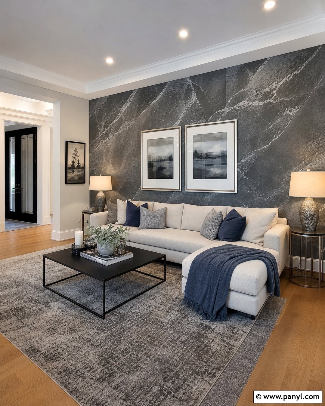 Dark Grey And Silver Marble Wallpaper Living Room - 20 Dark Grey And Silver Wallpaper Ideas