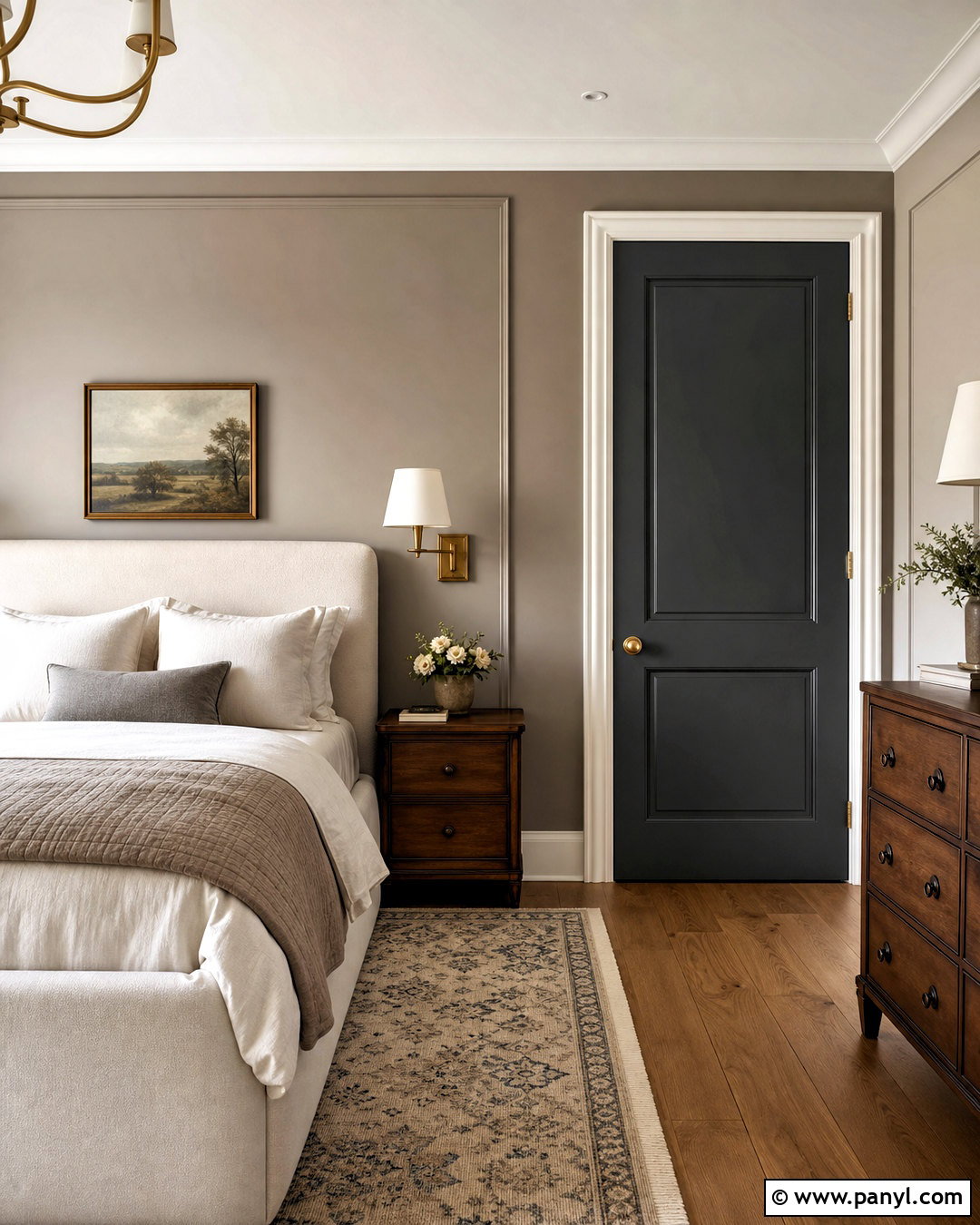 Dark Grey Bedroom Door - 20 dark grey doors interior ideas