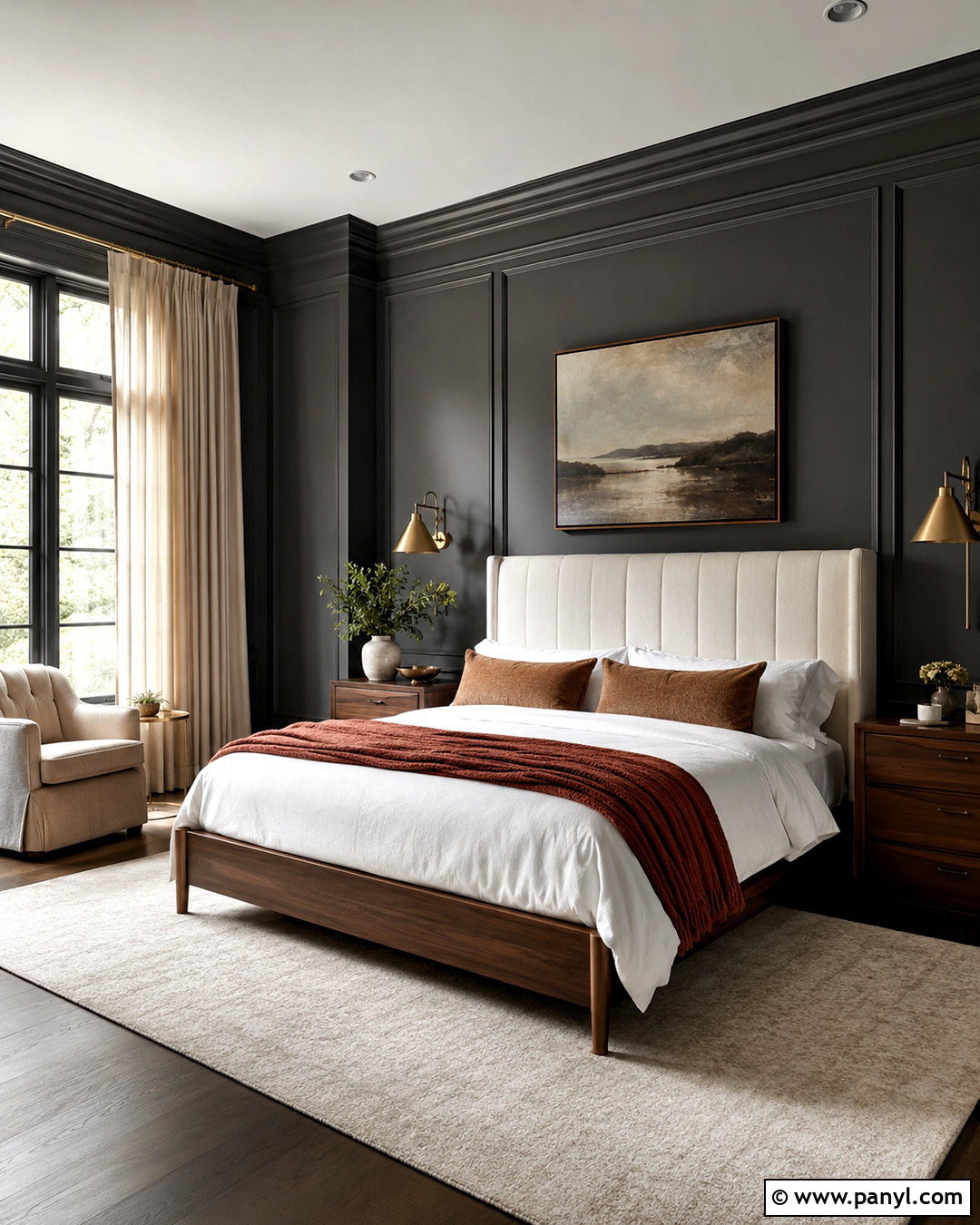 Dark Grey Bedroom Walls - 40 Grey Wall Color Ideas
