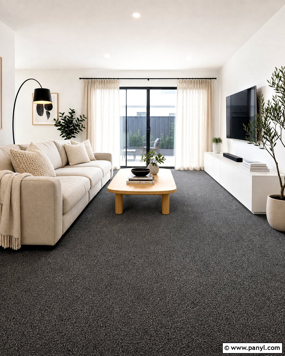 Dark Grey Carpet With White Walls - 20 dark grey carpet living room ideas